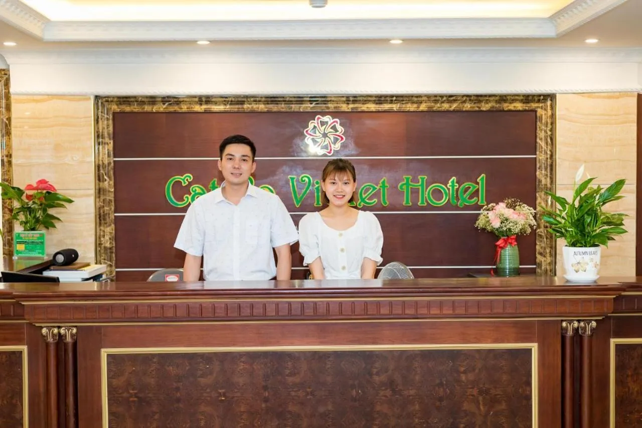 Staff in Cat Ba Violet Hotel