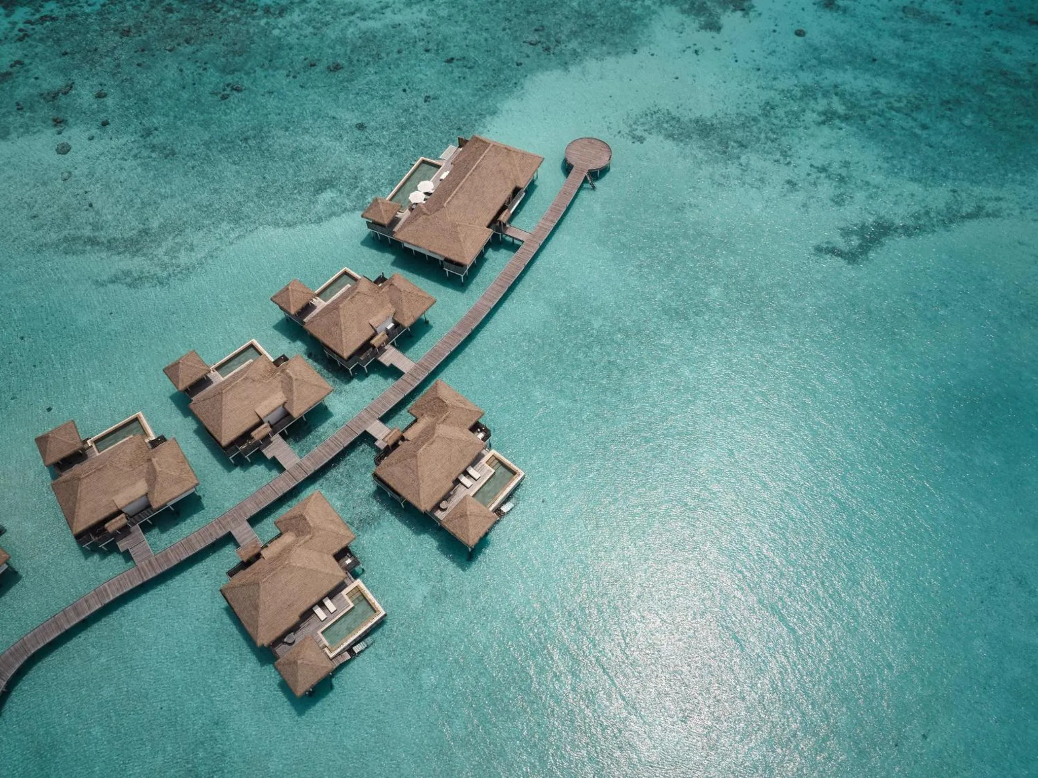 Bird's eye view in COMO Maalifushi