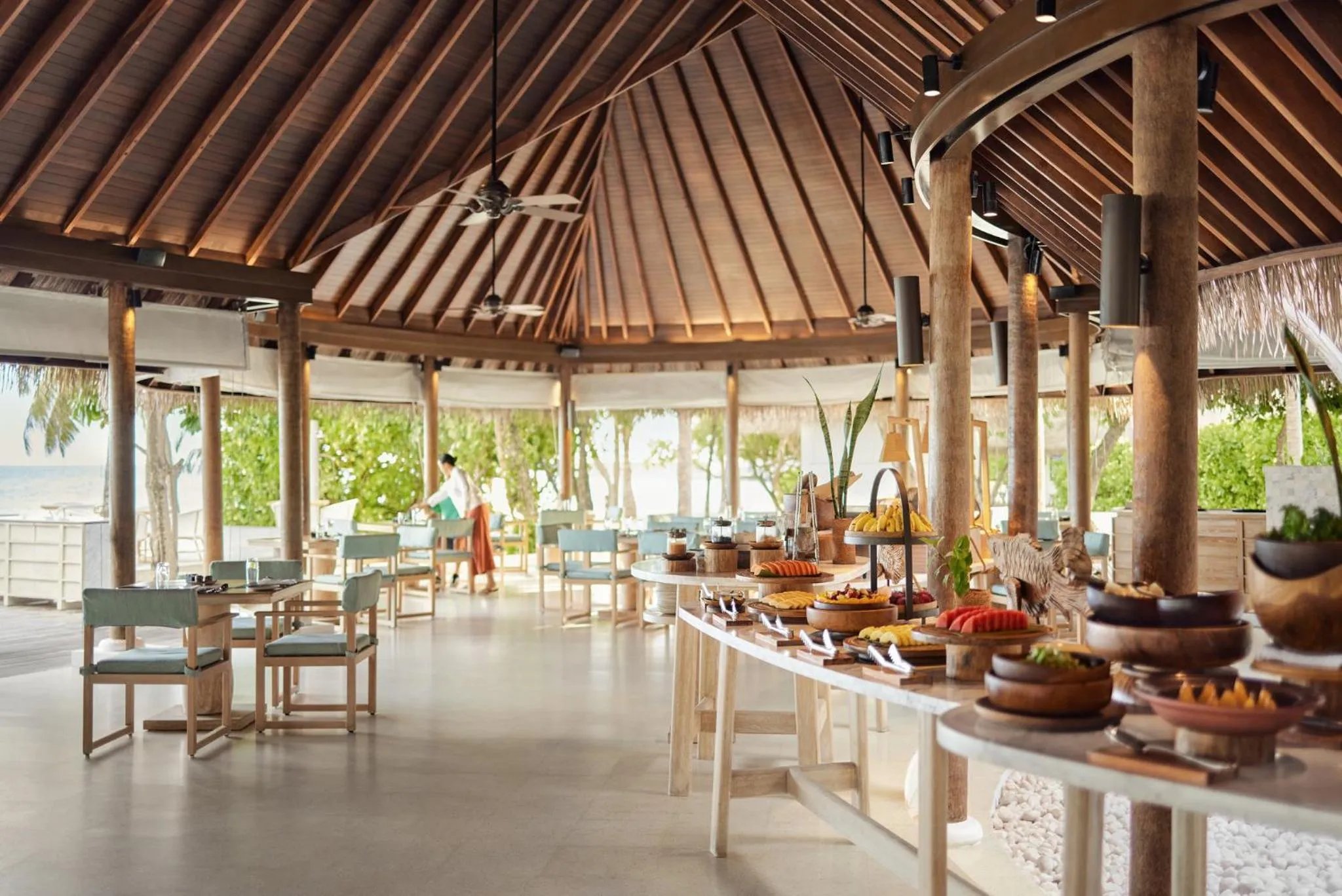 Buffet breakfast in COMO Maalifushi