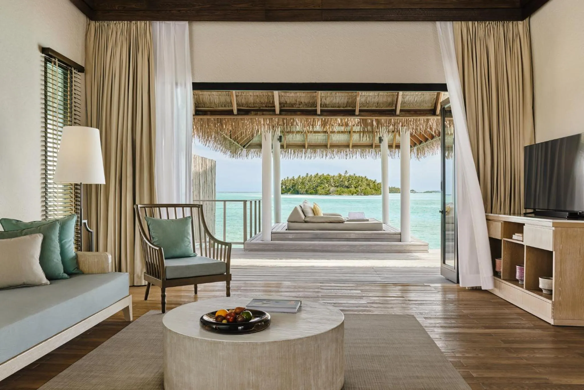Living room in COMO Maalifushi