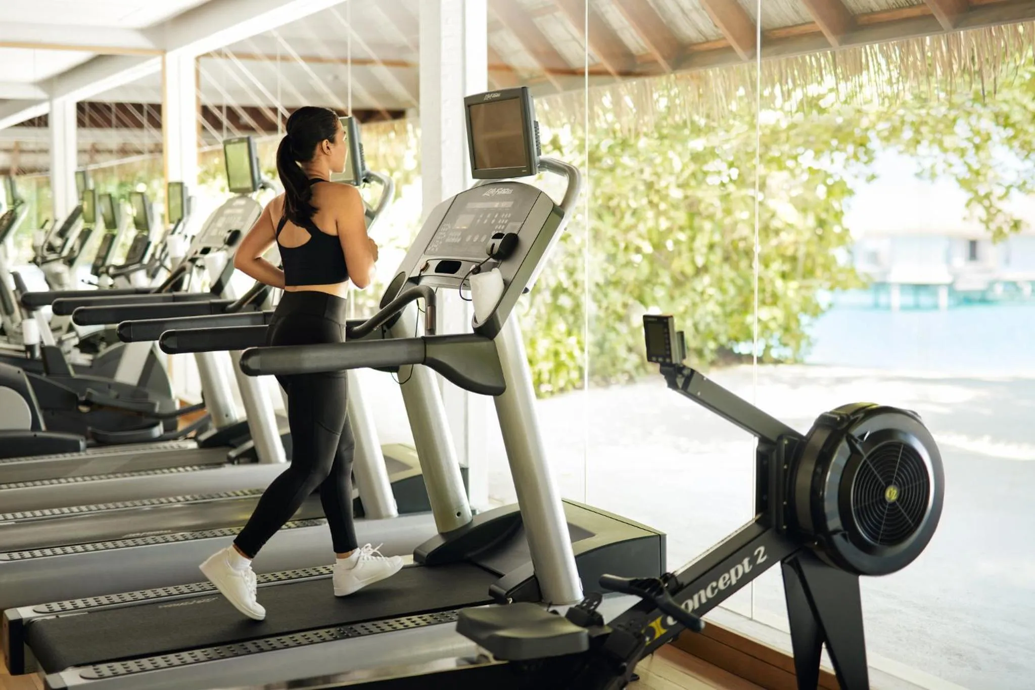 Fitness centre/facilities in COMO Maalifushi