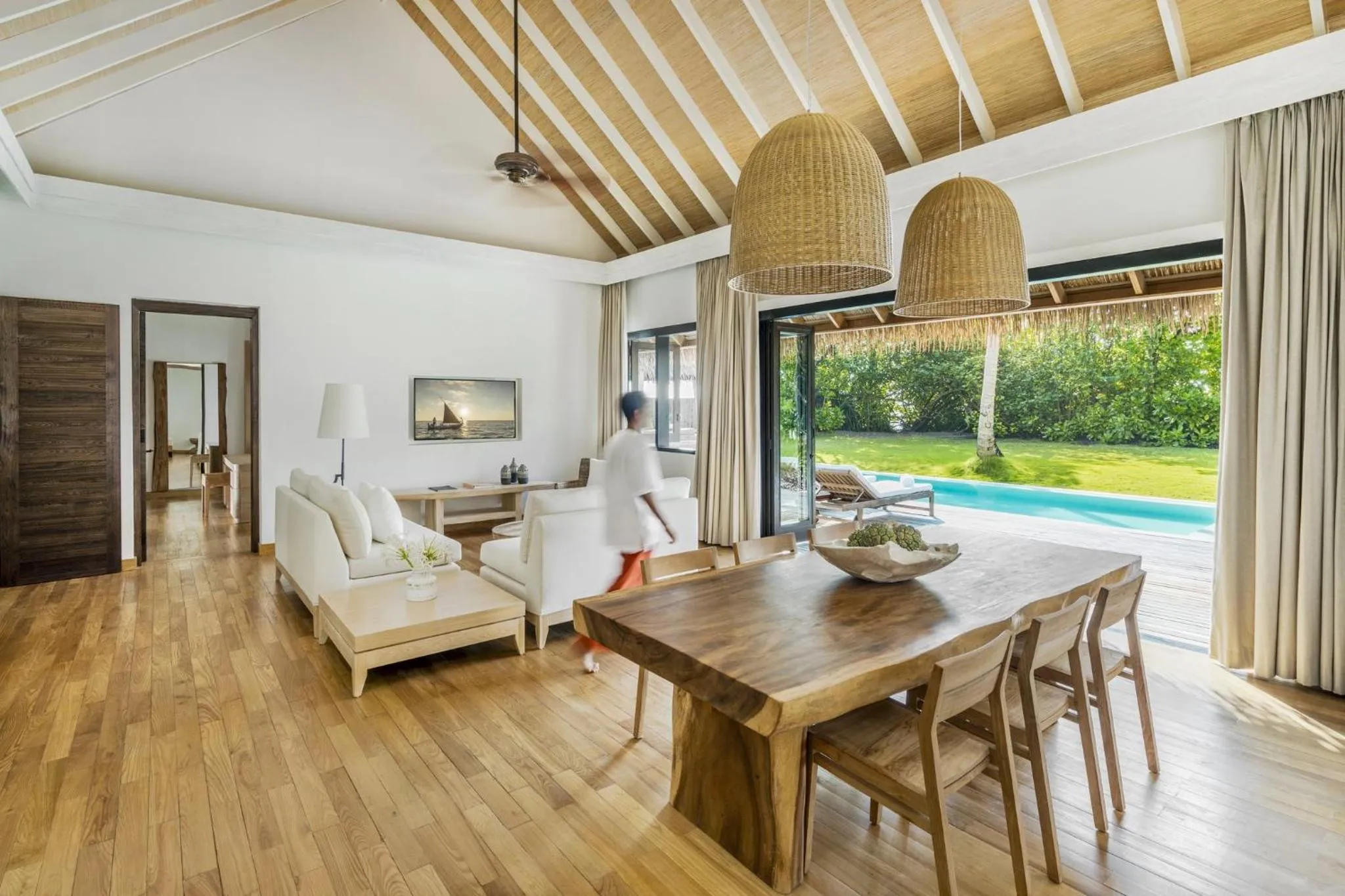 Living room in COMO Maalifushi