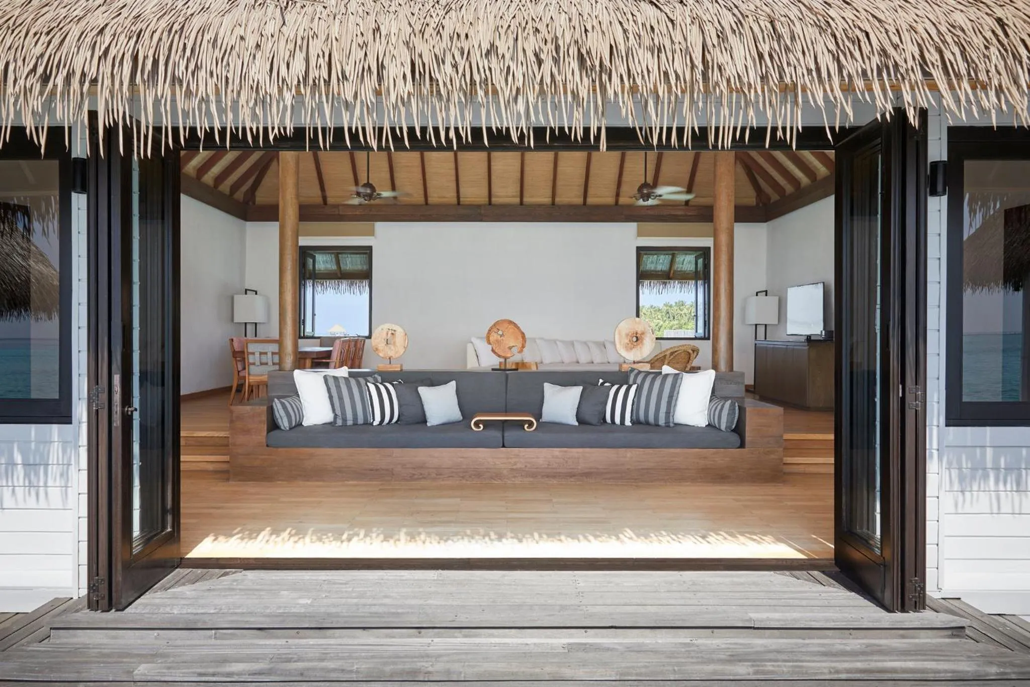 Living room in COMO Maalifushi