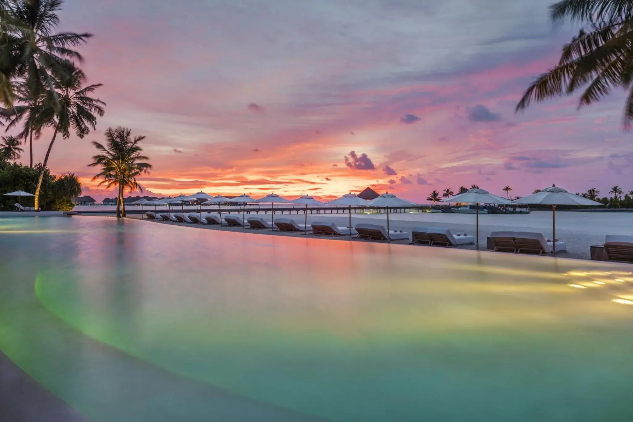 Swimming pool in COMO Maalifushi Swimming pool in COMO Maalifushi