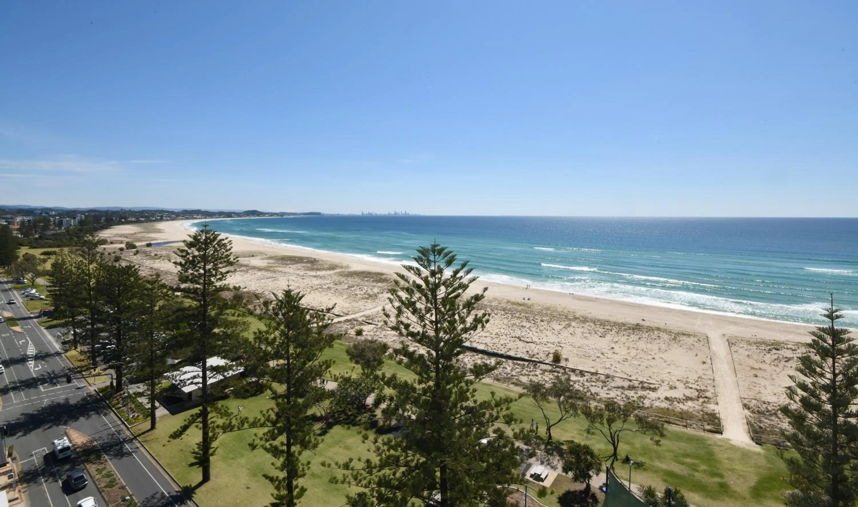 Beach in X Kirra Apartments
