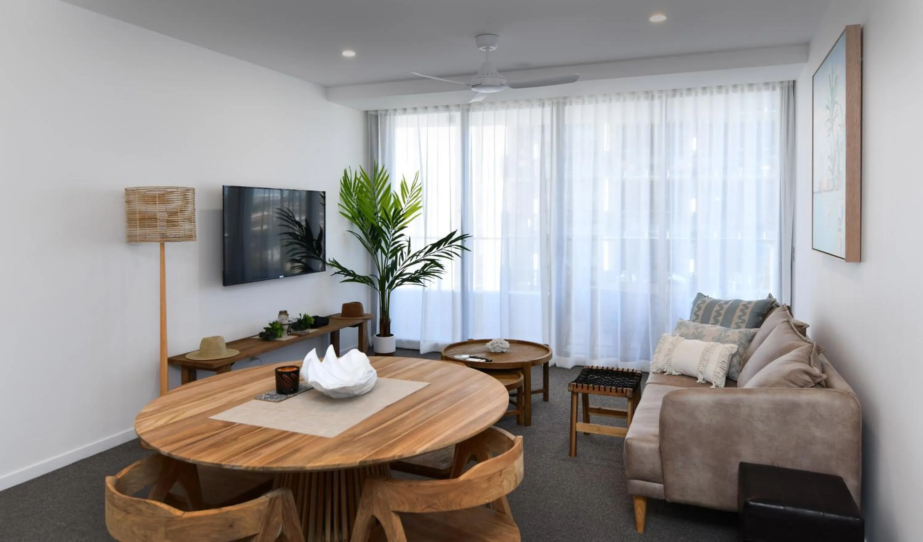 TV and multimedia in X Kirra Apartments