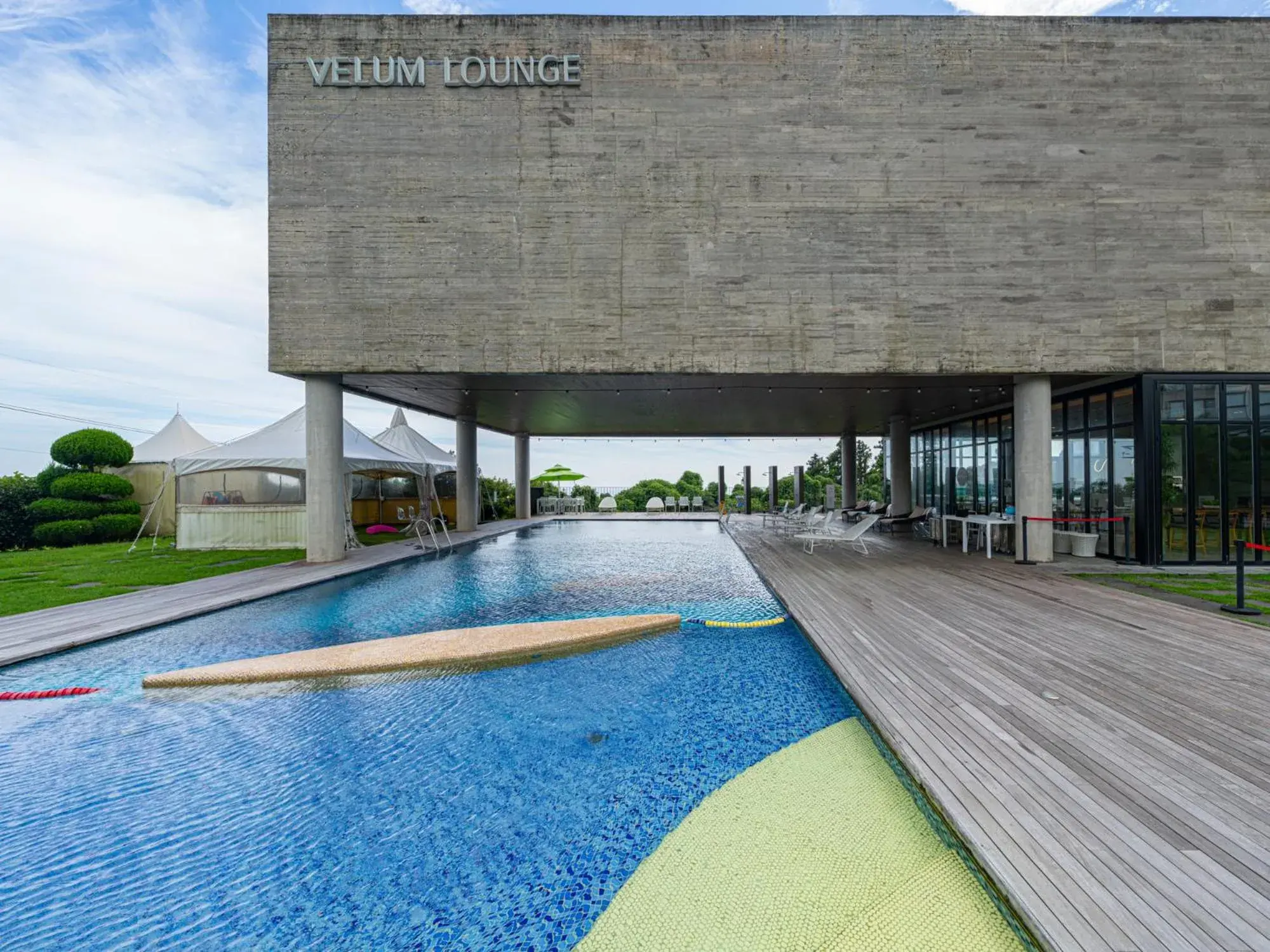 Swimming pool in Velum Resort Swimming pool in Velum Resort