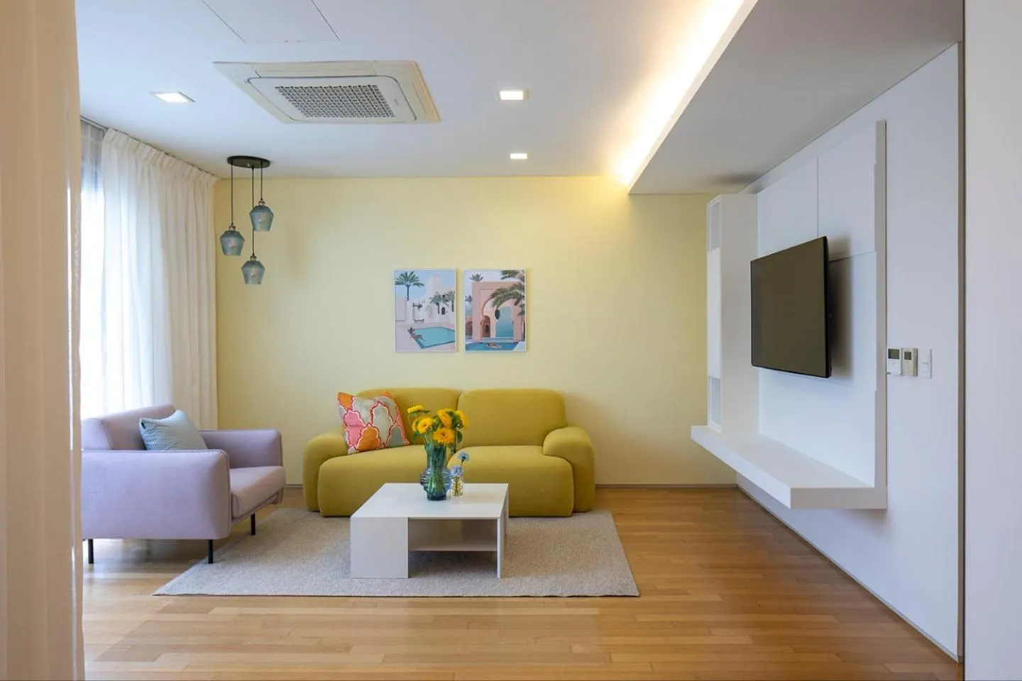 Living room in Velum Resort