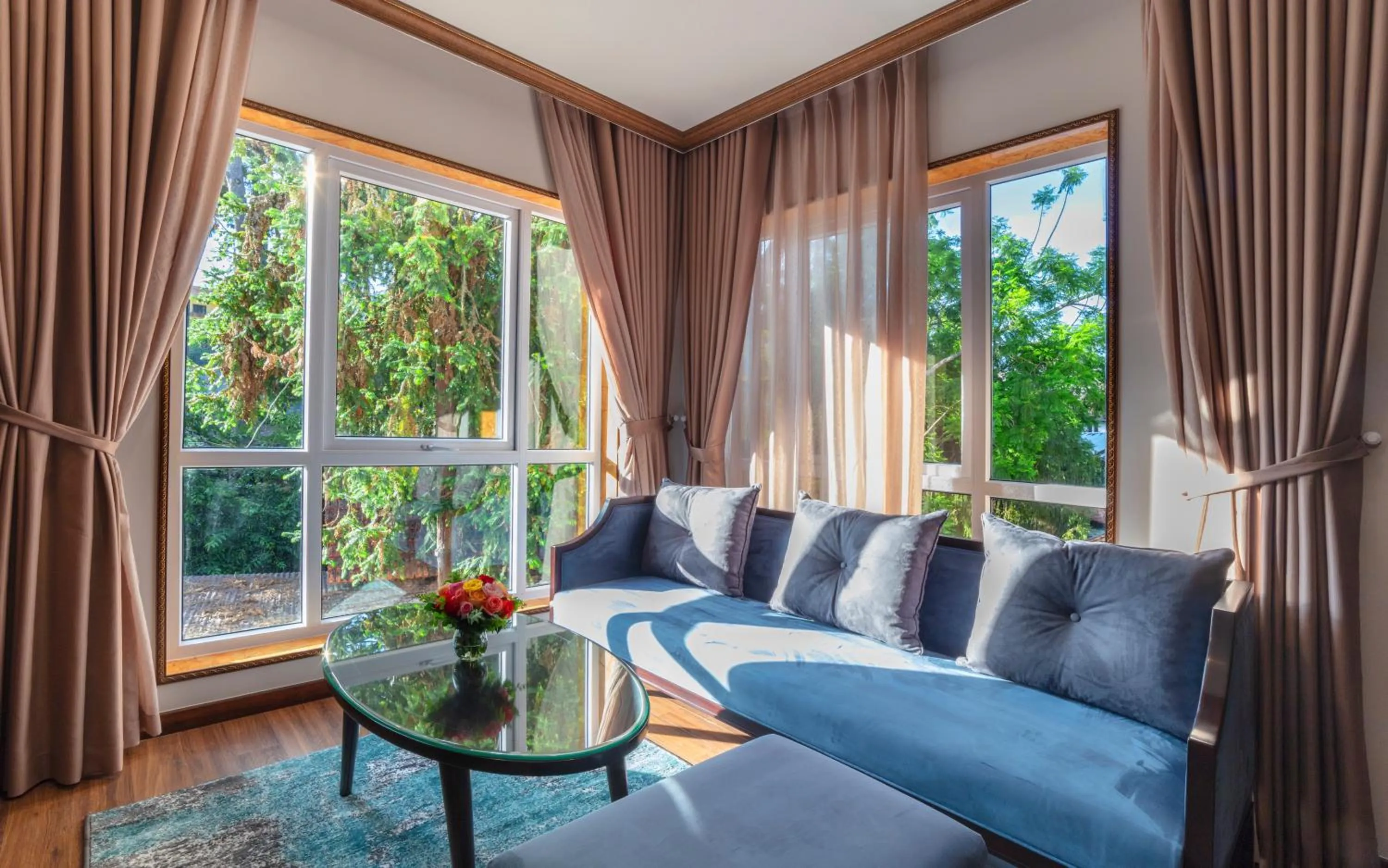 Living room in Marigold Hotel Dalat