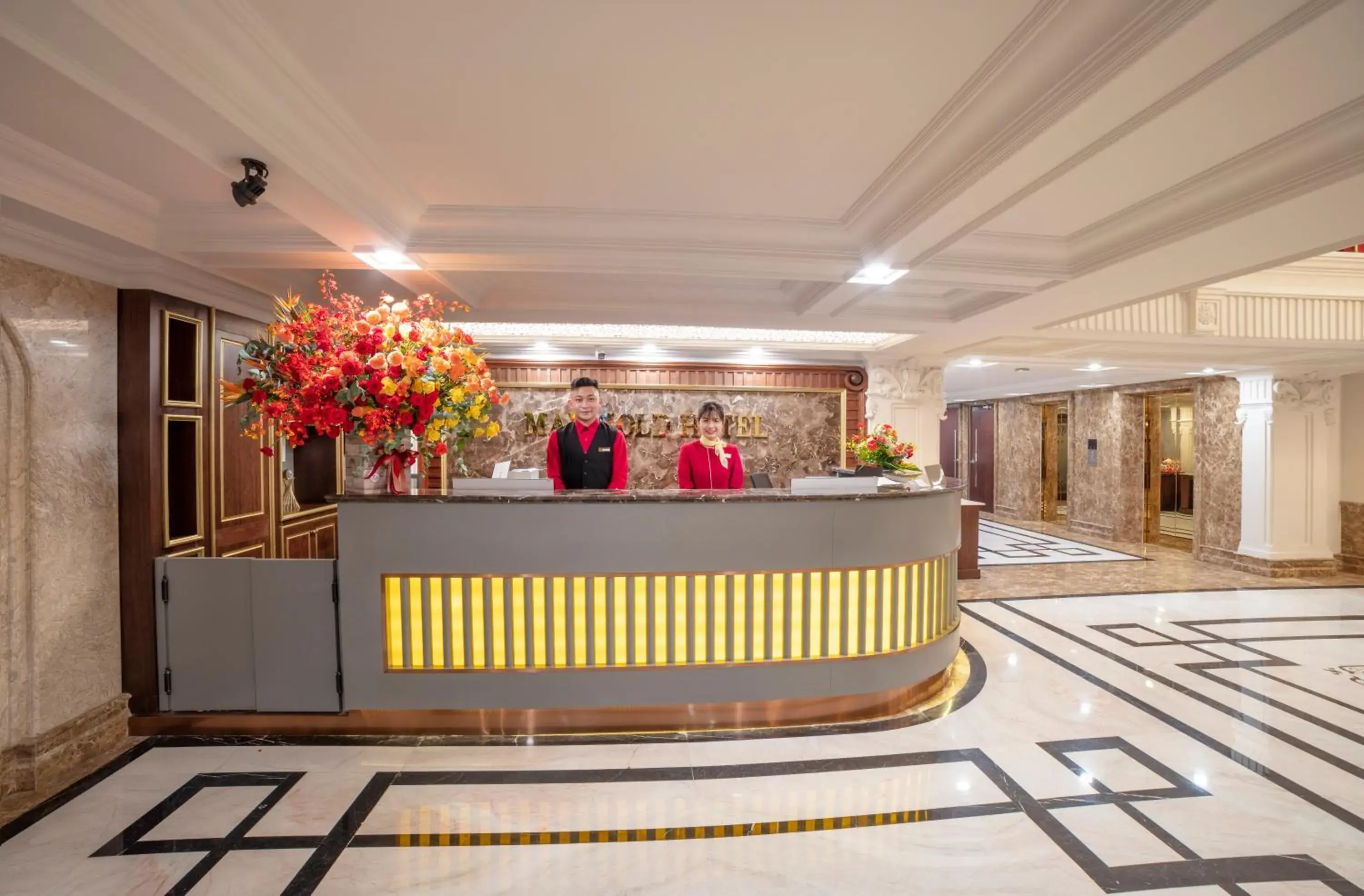 Lobby or reception in Marigold Hotel Dalat Lobby or reception in Marigold Hotel Dalat
