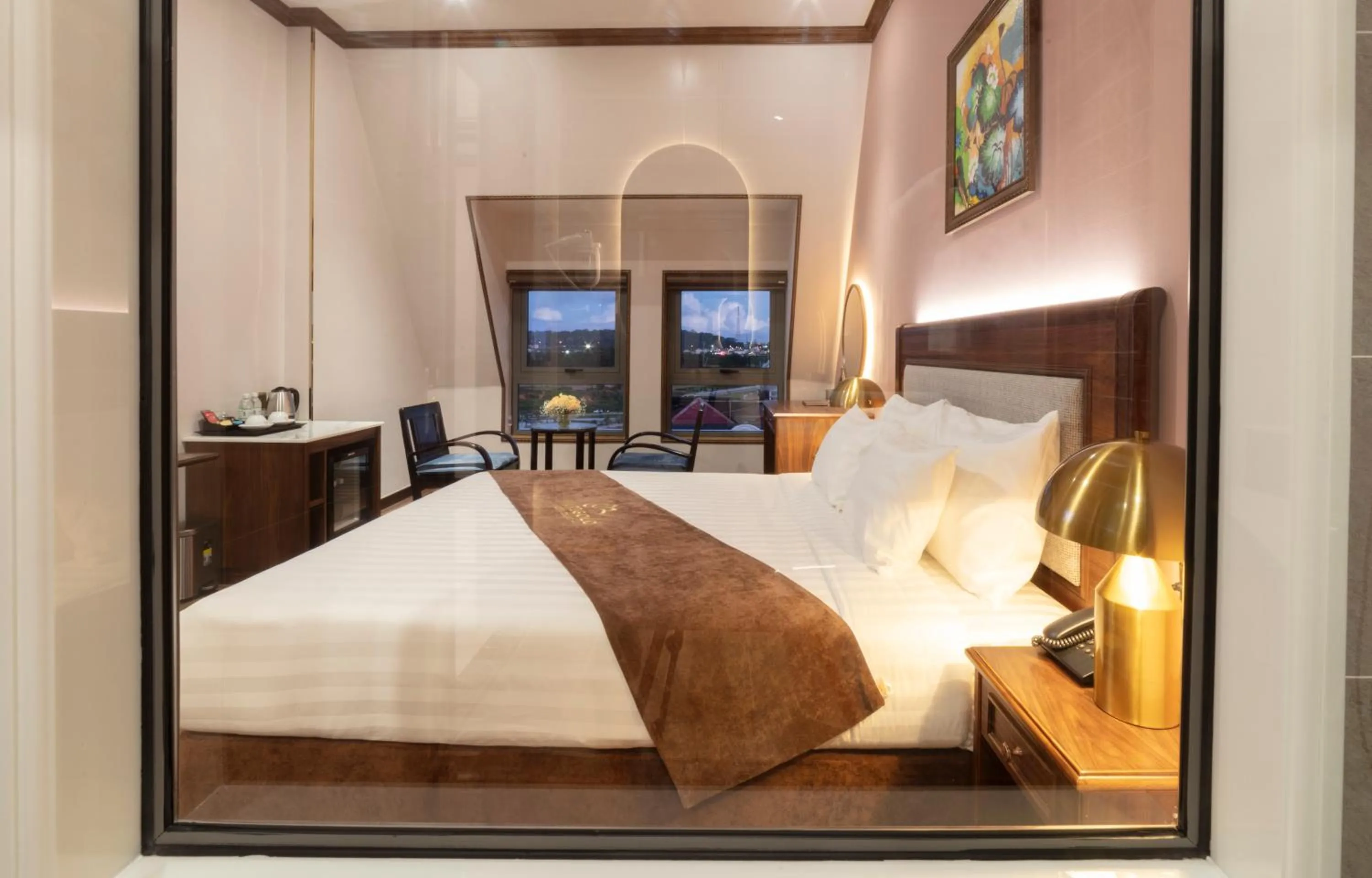 Bed in Marigold Hotel Dalat