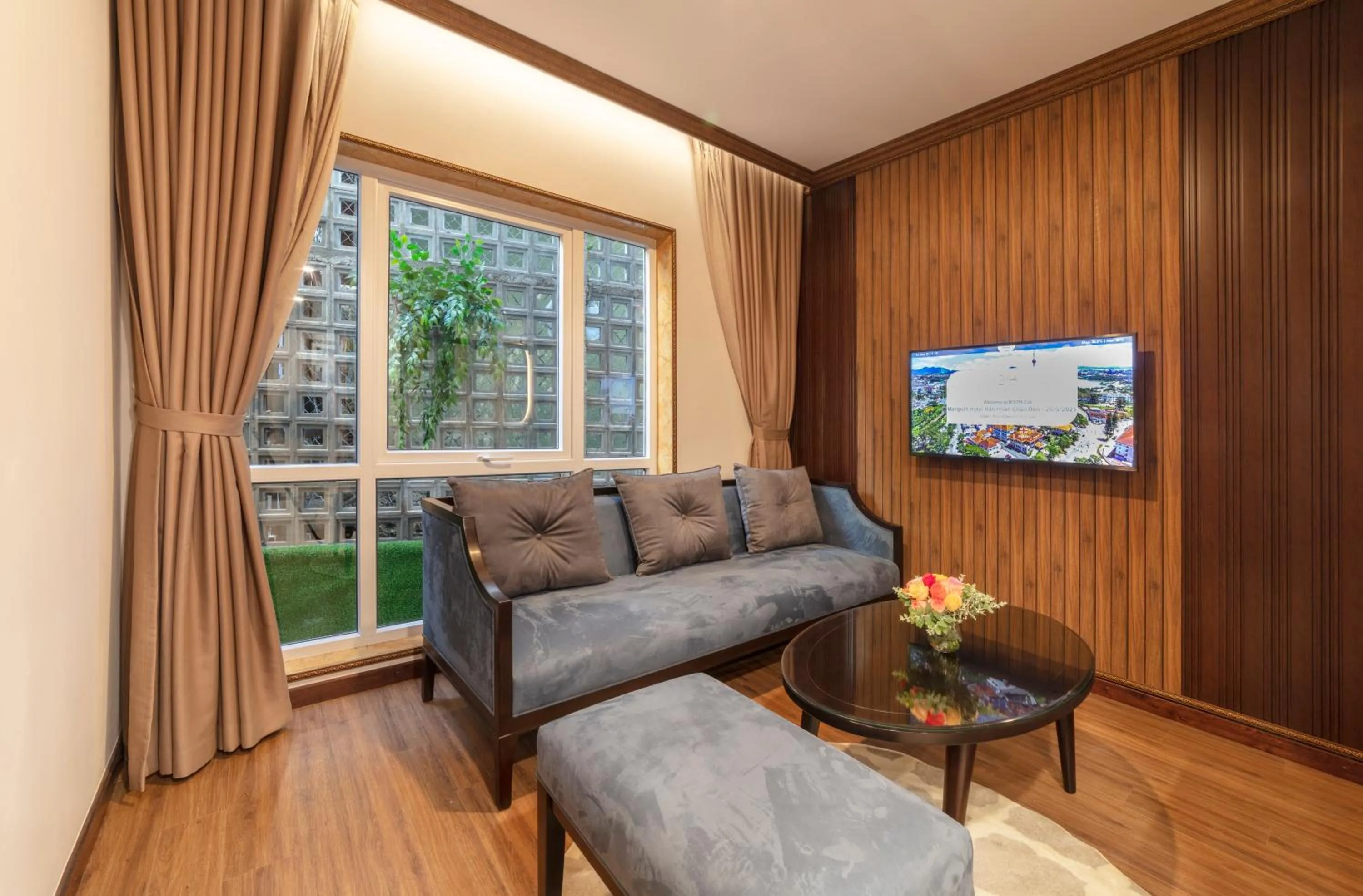 Living room in Marigold Hotel Dalat