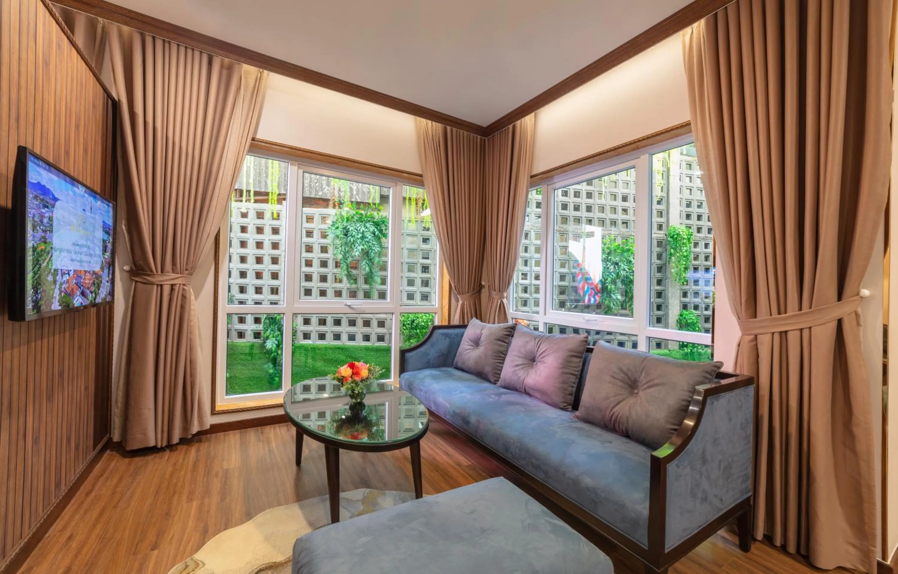 Living room in Marigold Hotel Dalat