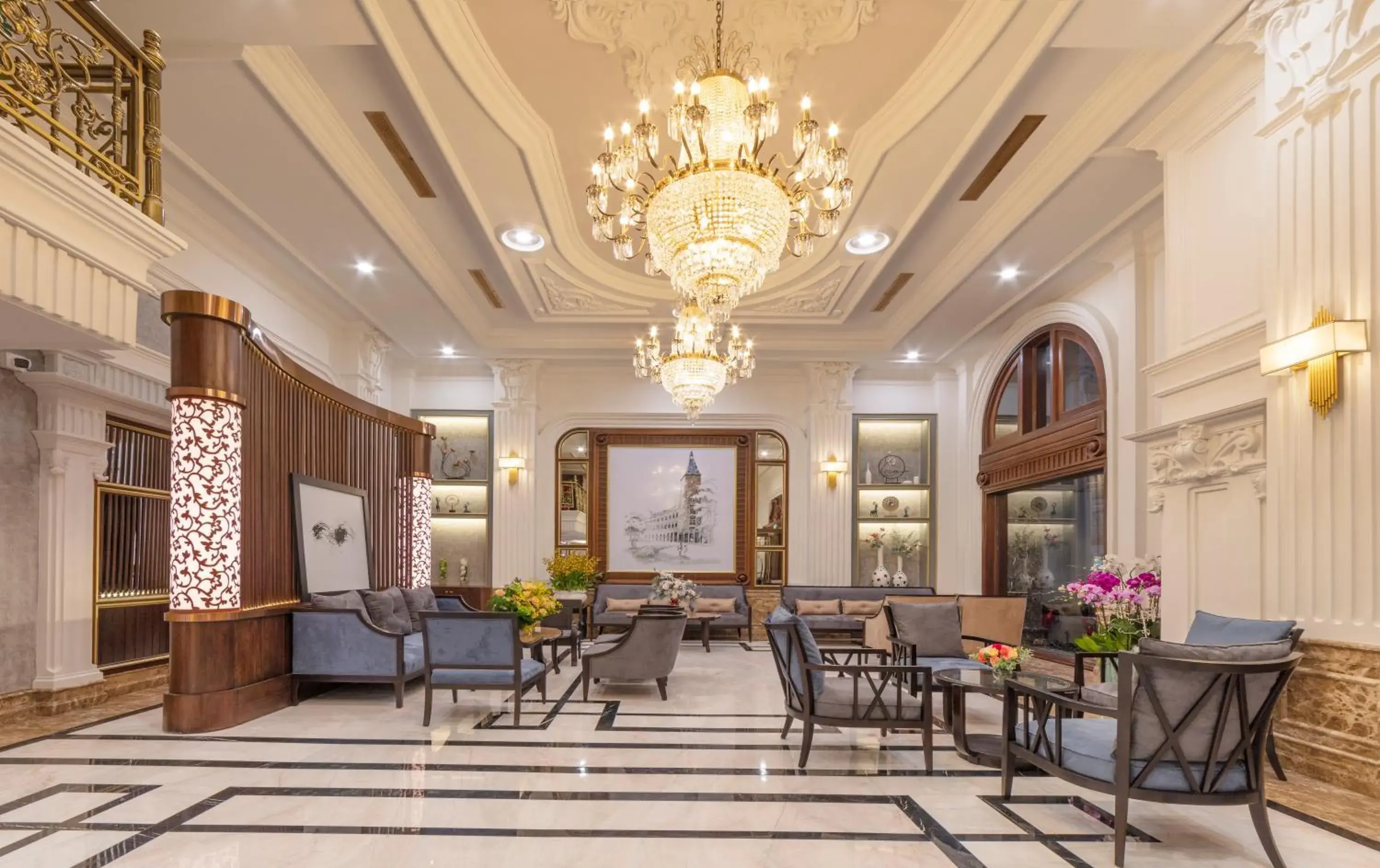 Lobby or reception in Marigold Hotel Dalat Lobby or reception in Marigold Hotel Dalat