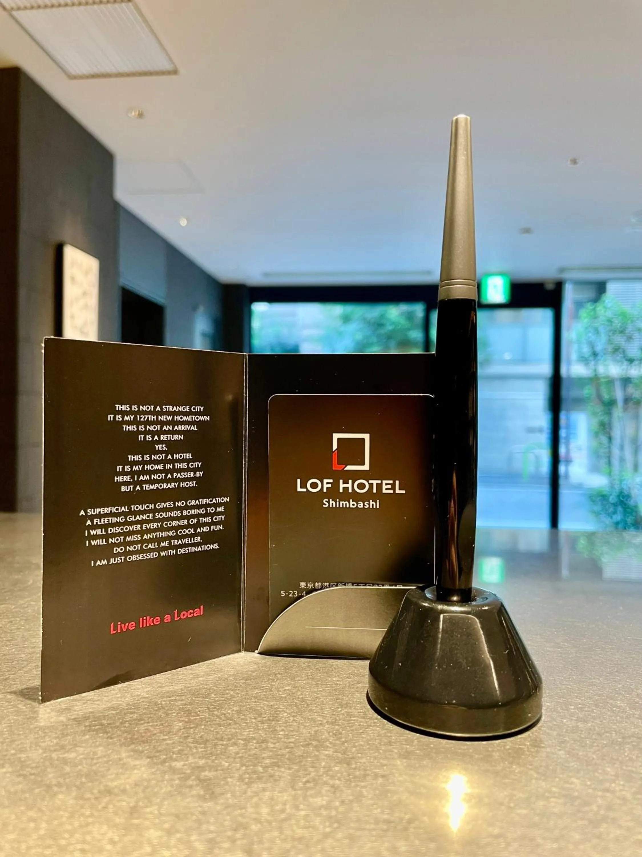 Property logo or sign in LOF HOTEL Shimbashi