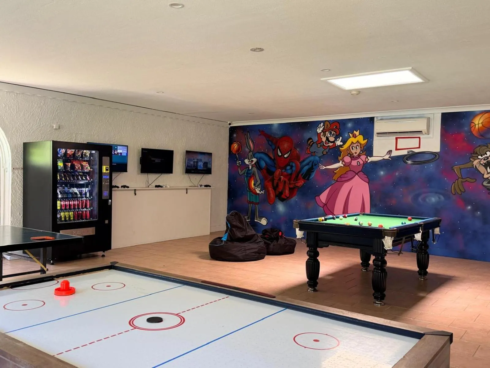 Game Room in Korora Bay Village Resort