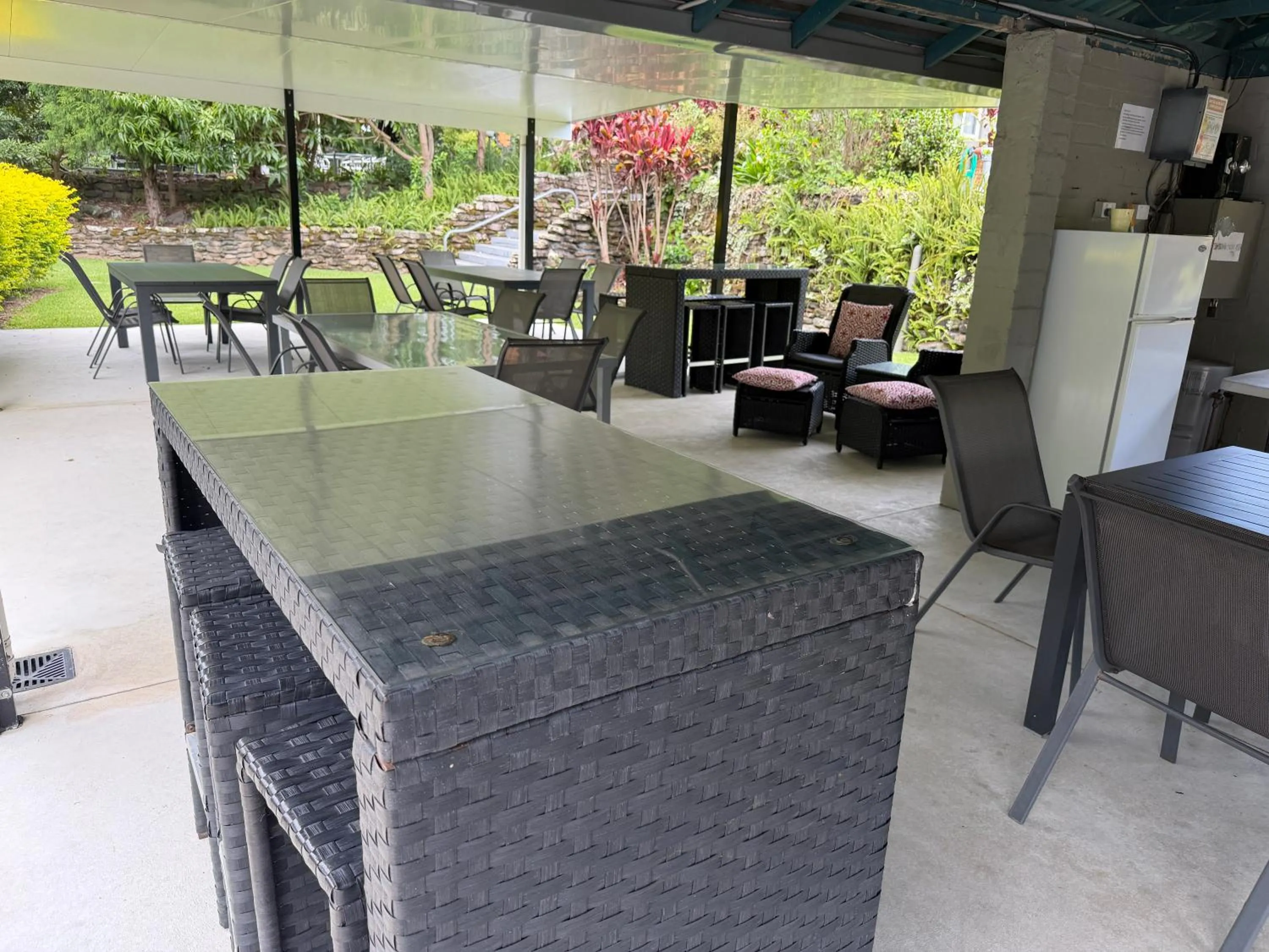 BBQ facilities in Korora Bay Village Resort