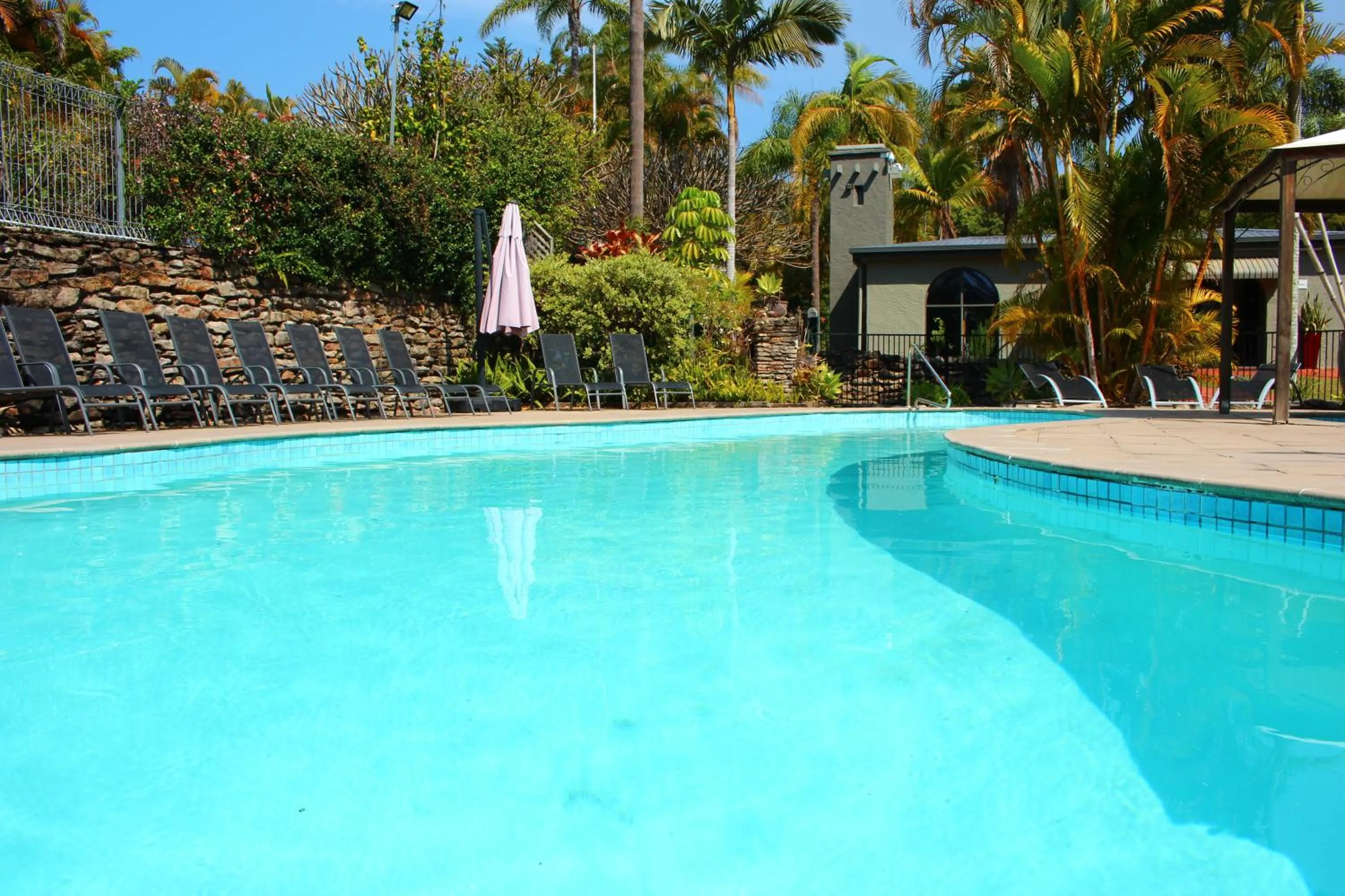 Swimming pool in Korora Bay Village Resort
