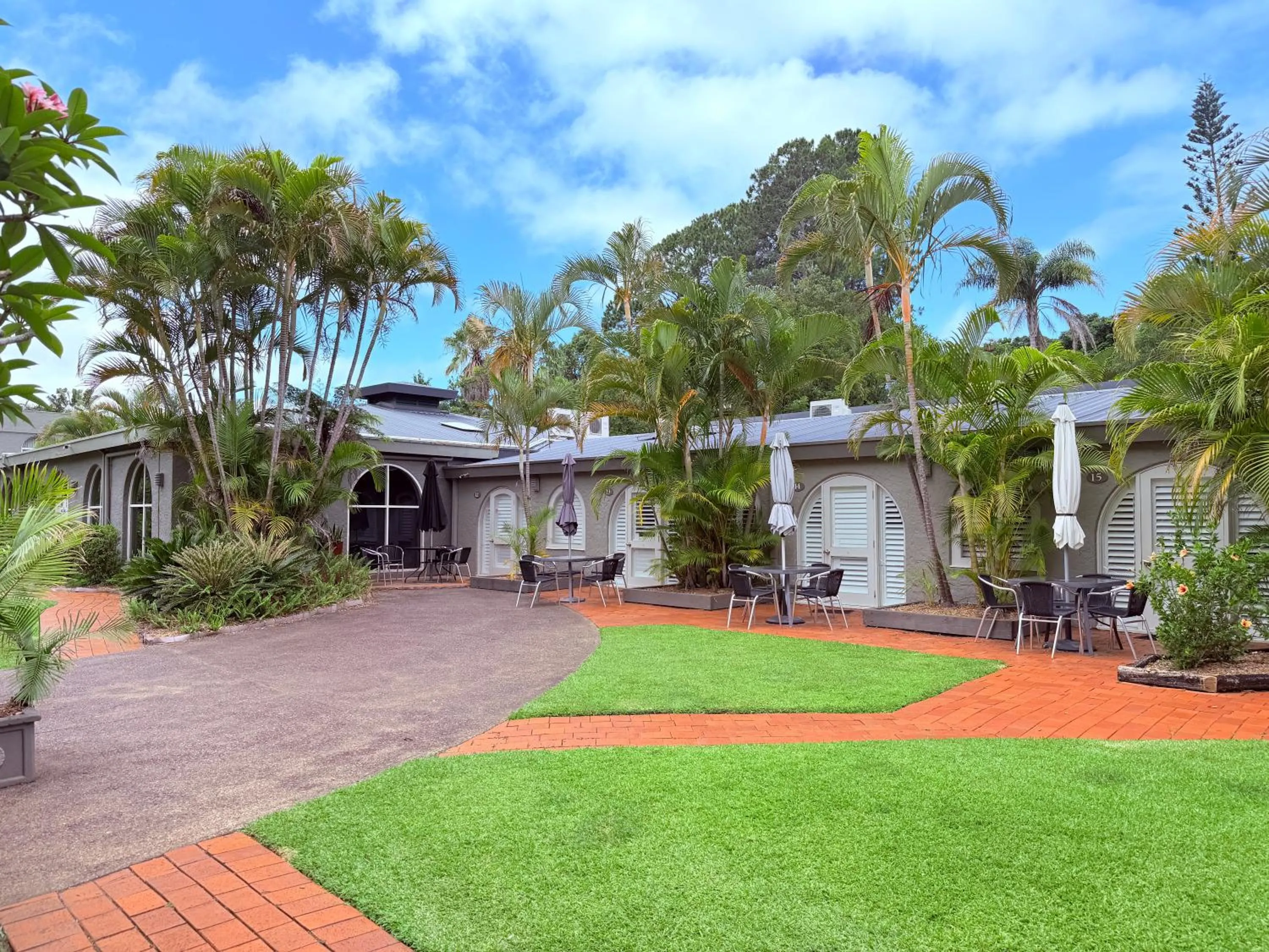 Property building in Korora Bay Village Resort