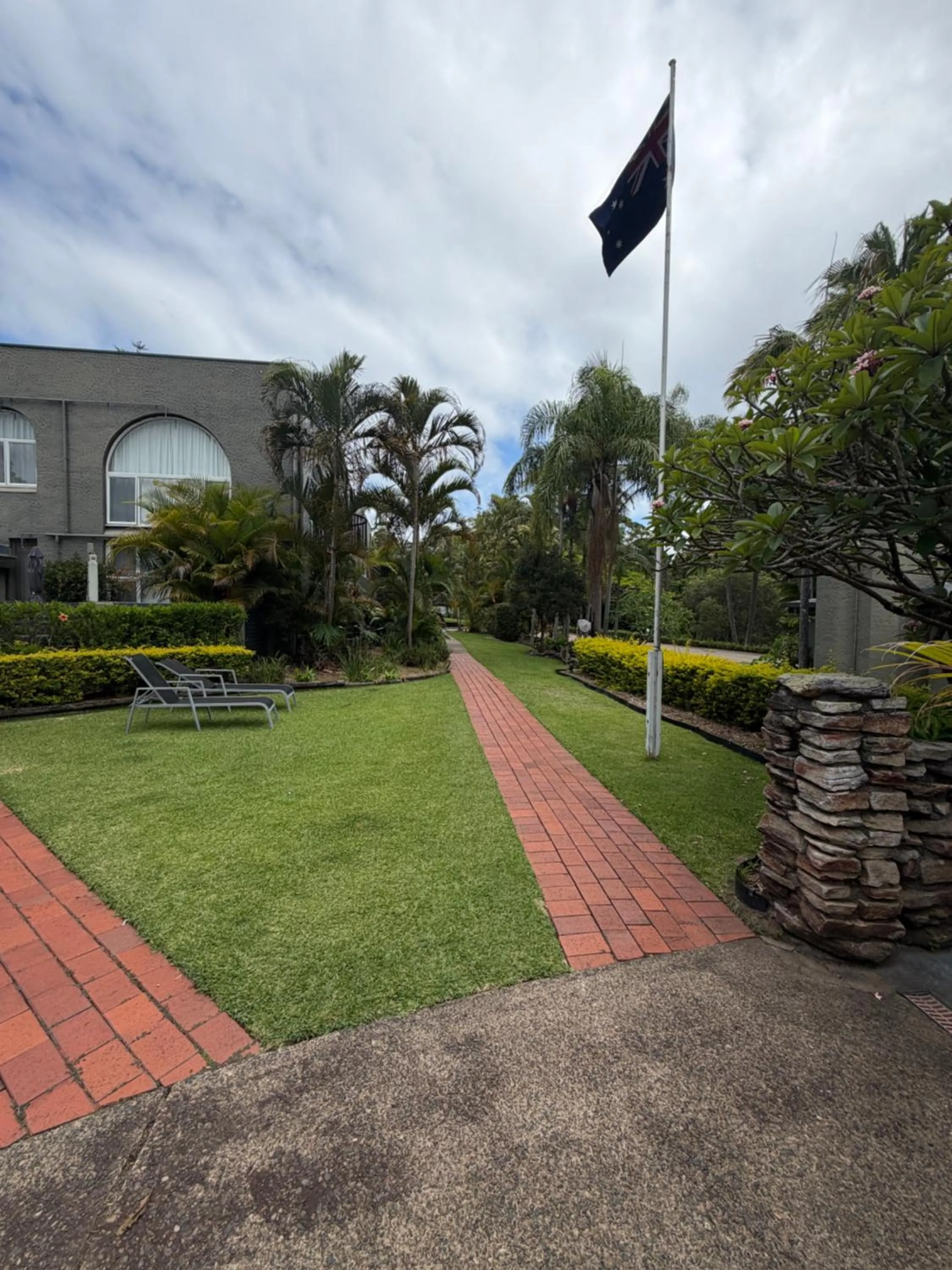 Garden in Korora Bay Village Resort
