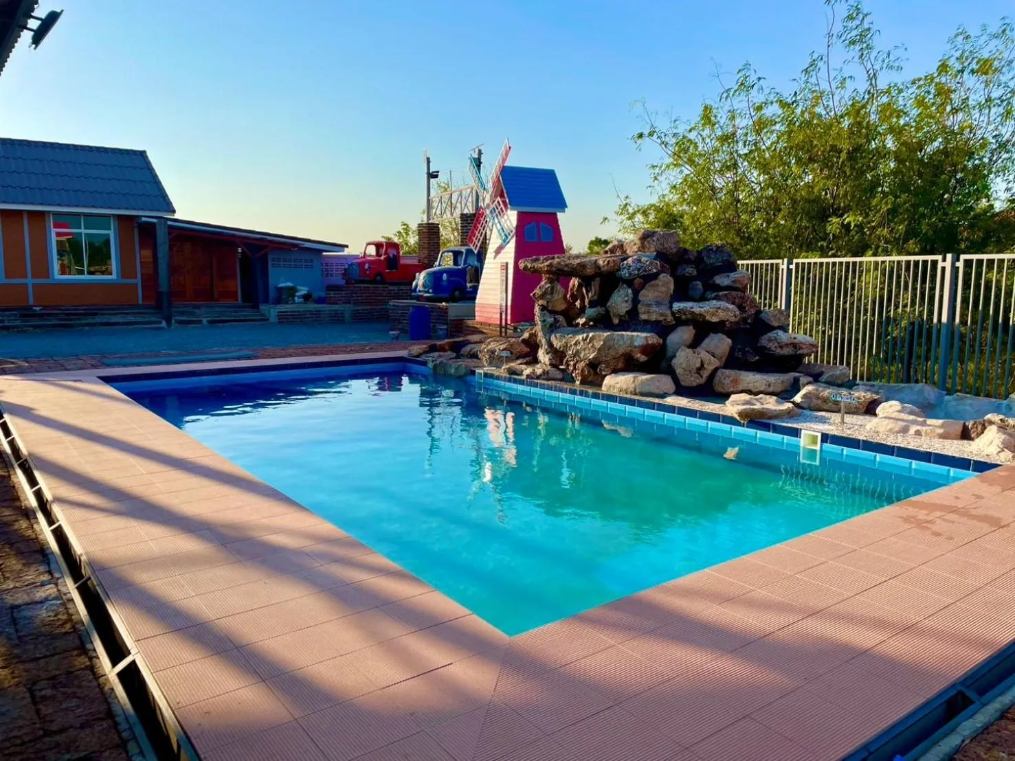 Swimming pool in MRK Resort & Massage