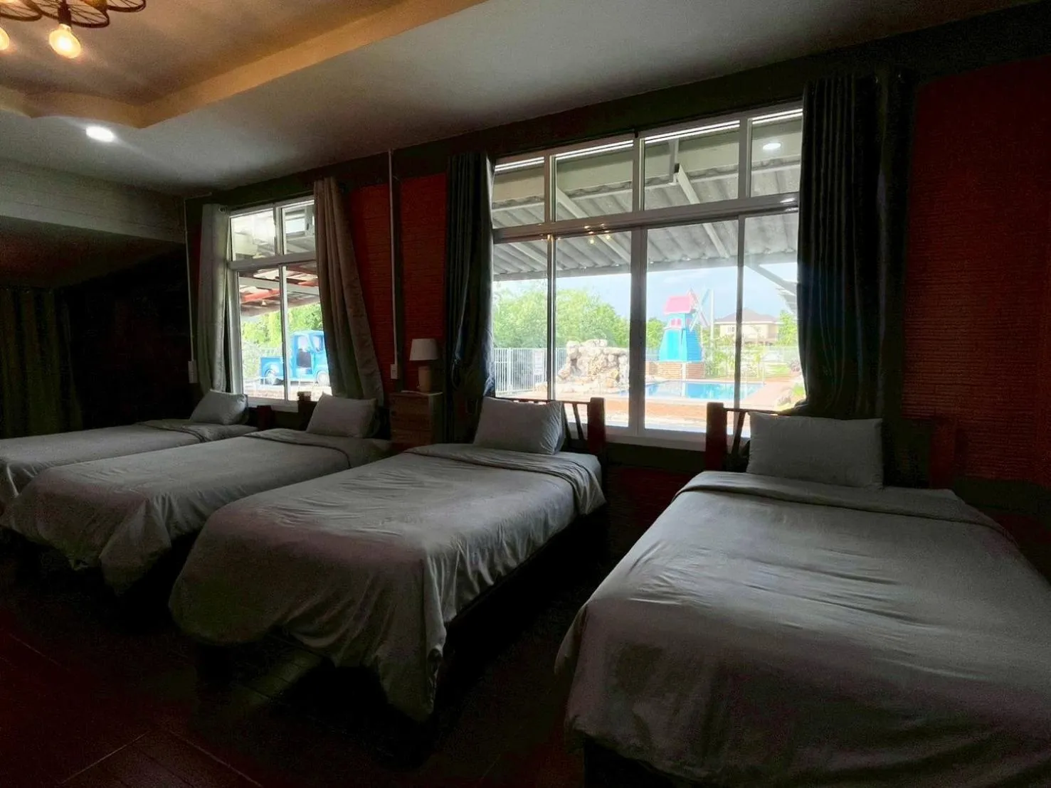 Bed in MRK Resort & Massage