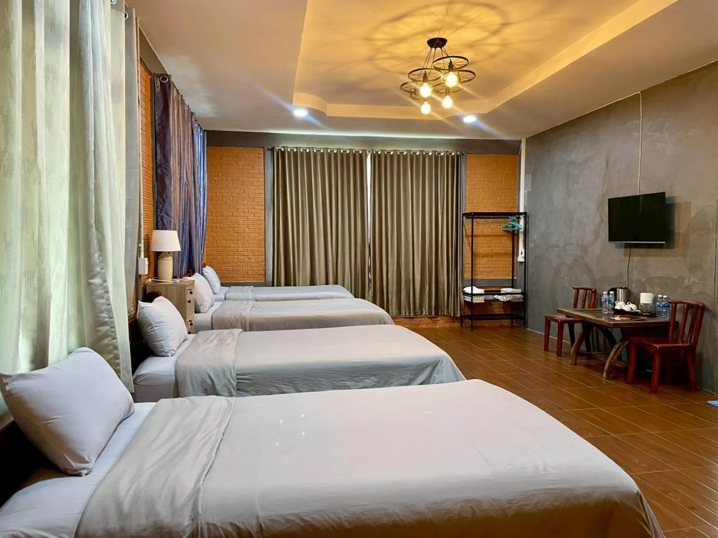Bed in MRK Resort & Massage