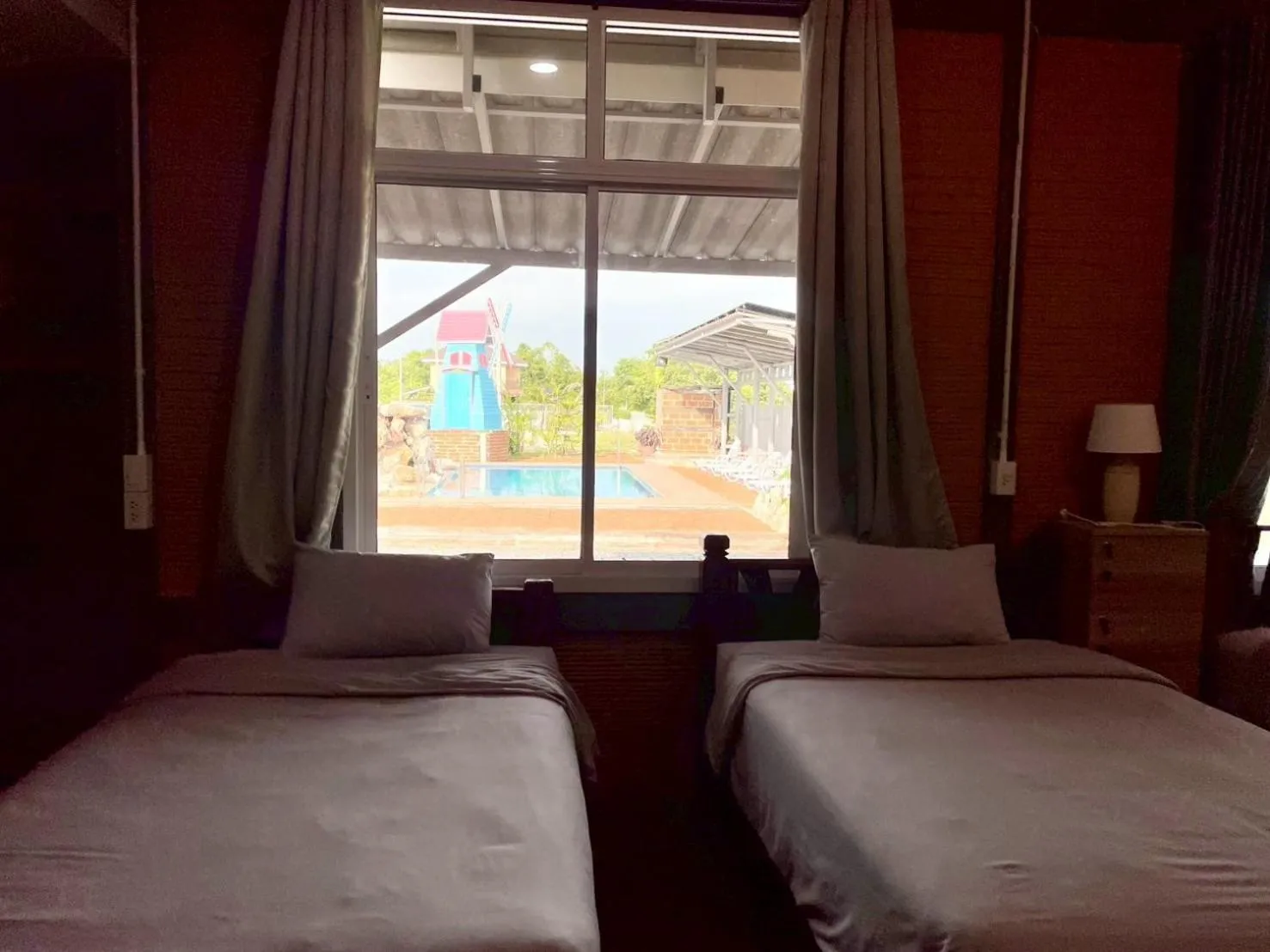 Bed in MRK Resort & Massage