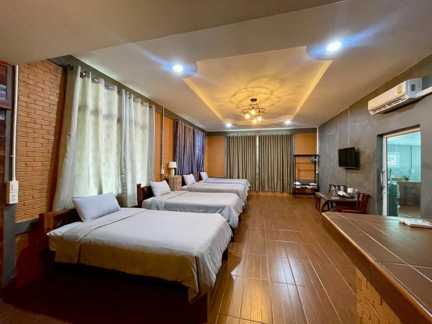 Bed in MRK Resort & Massage