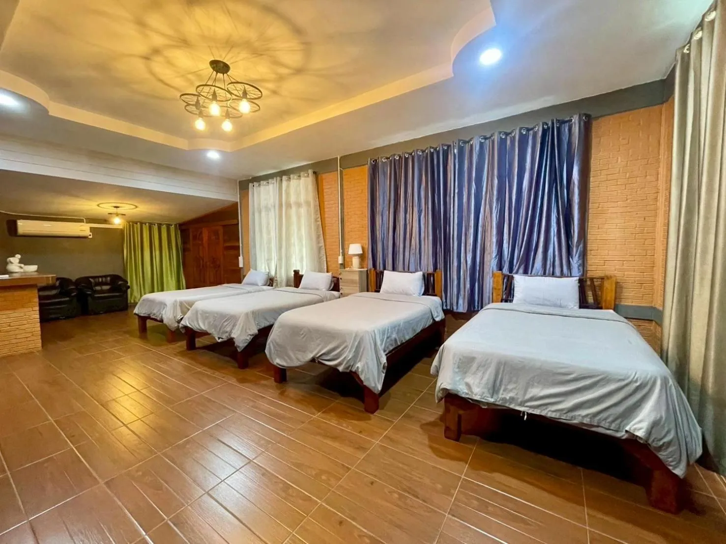 Bed in MRK Resort & Massage