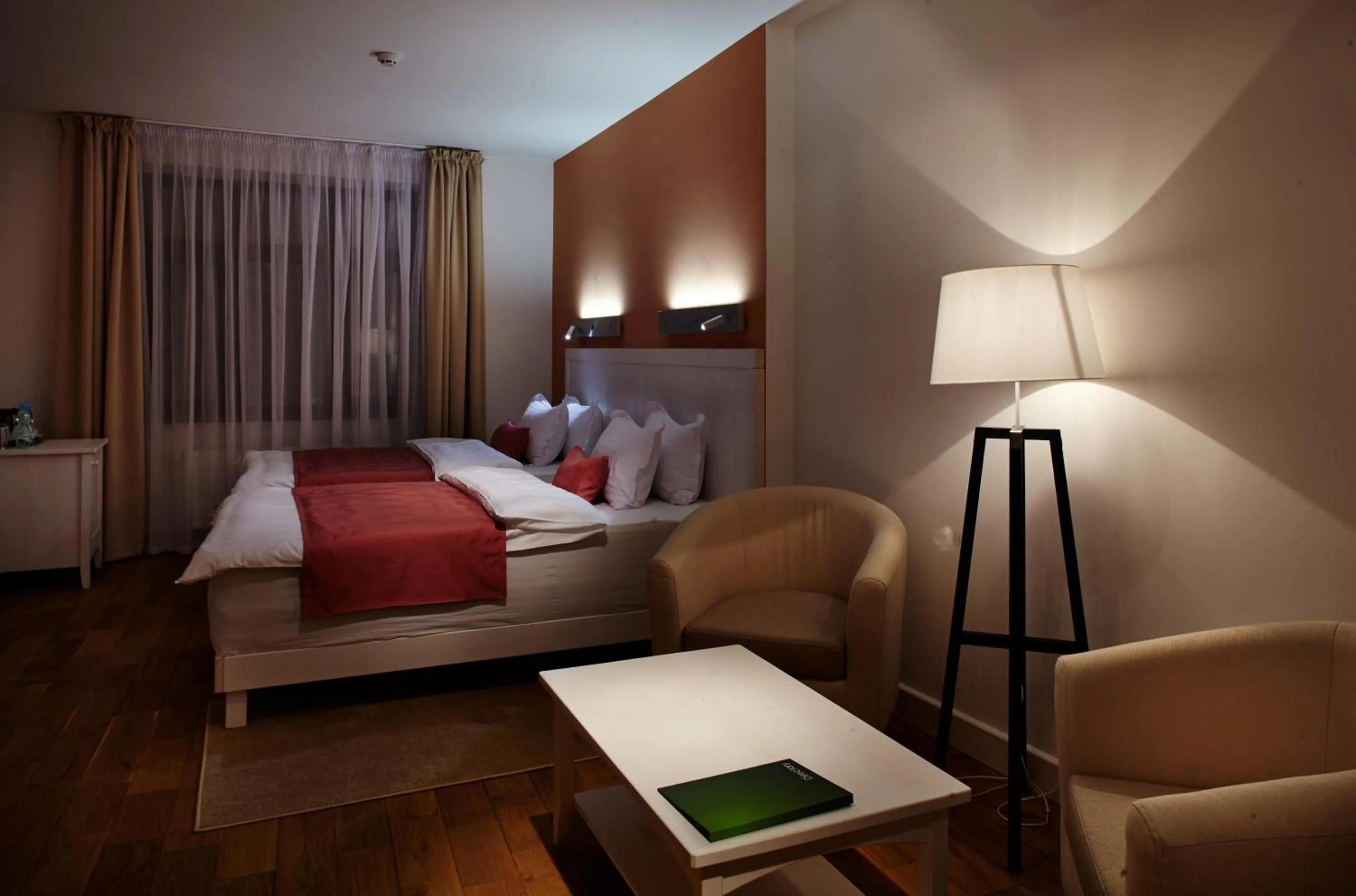 Bed in Rudolfo Hotel