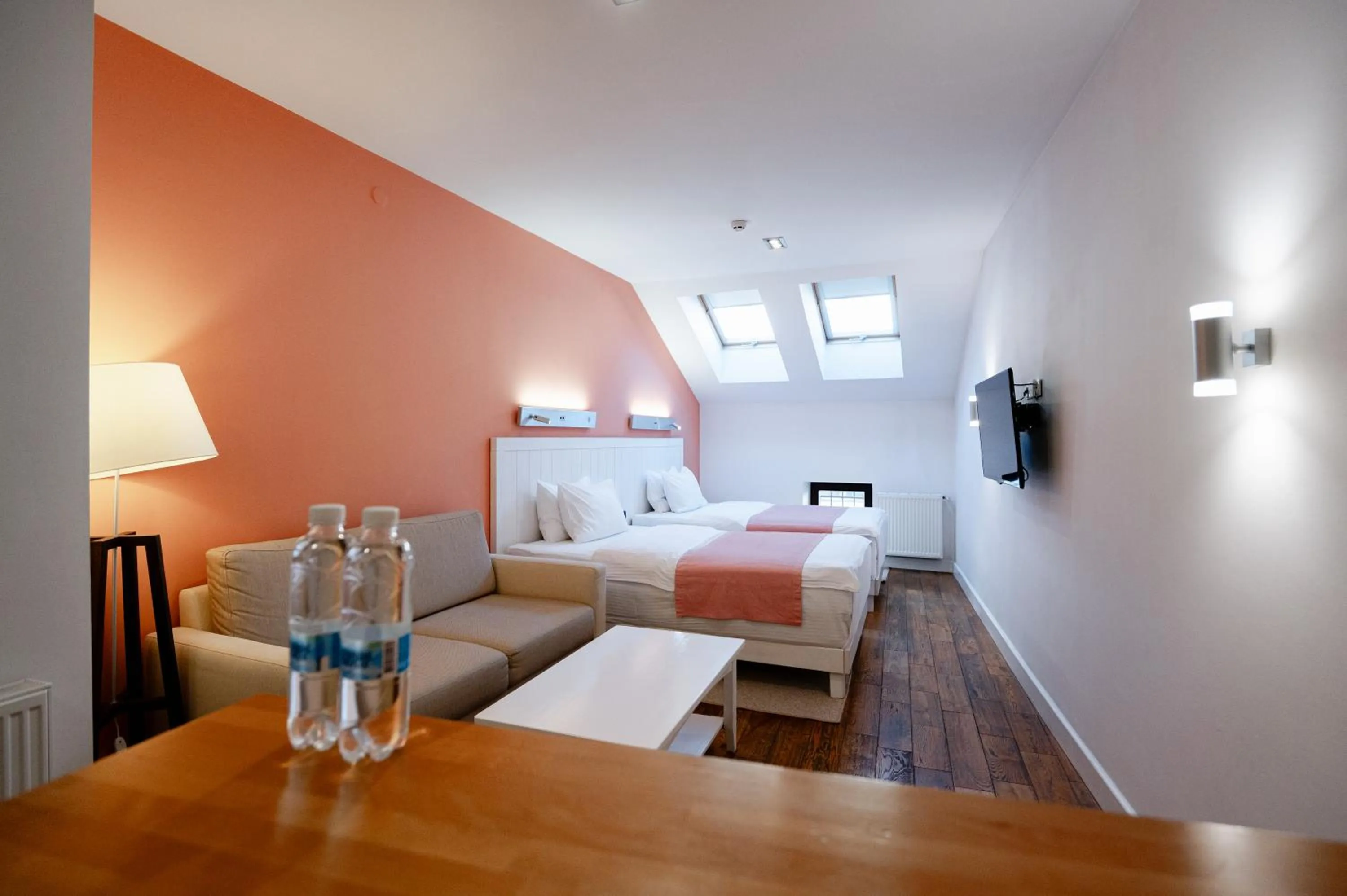 Bed in Rudolfo Hotel