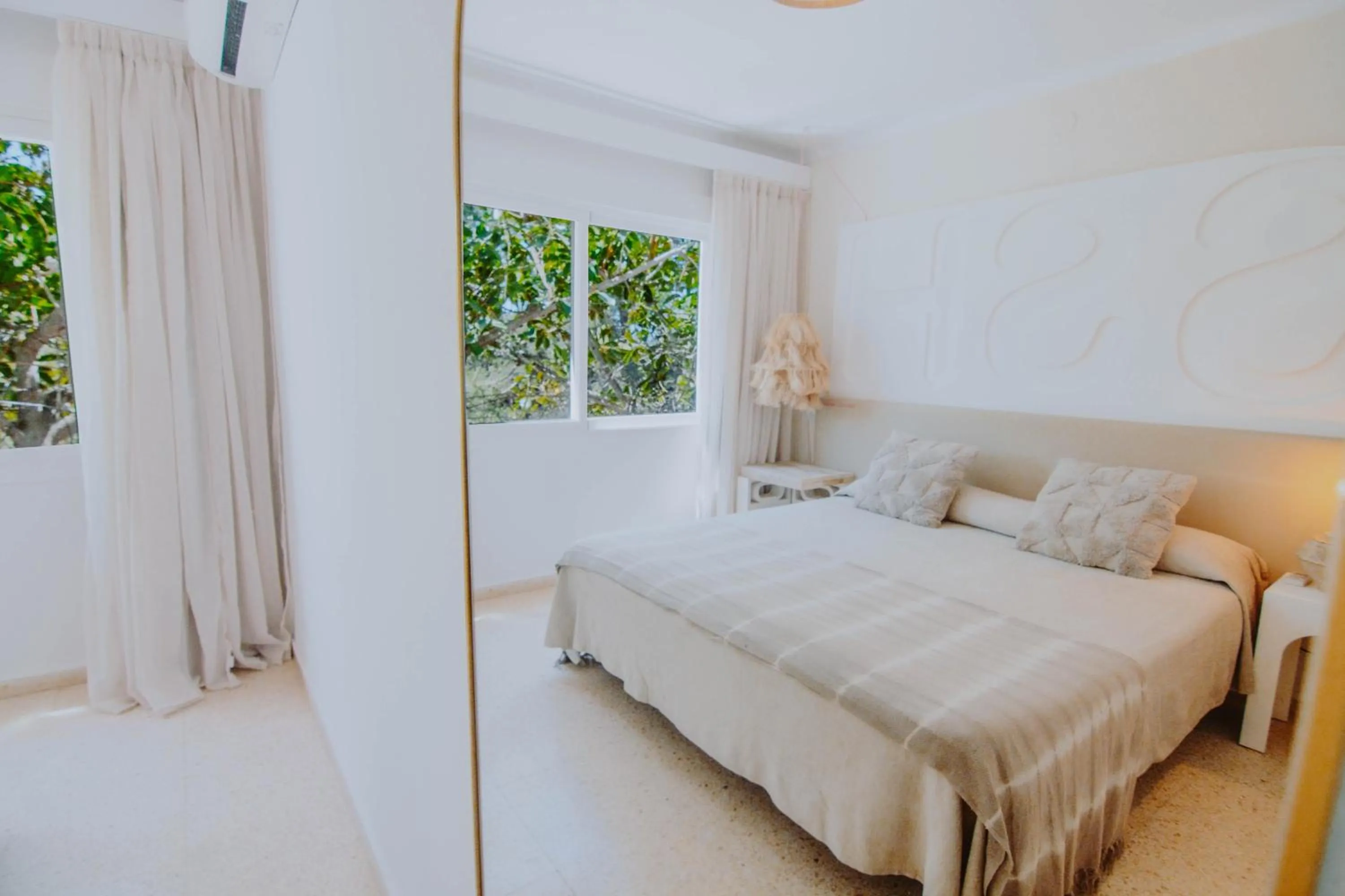 Bed in Secret Oasis Ibiza-Only Adults