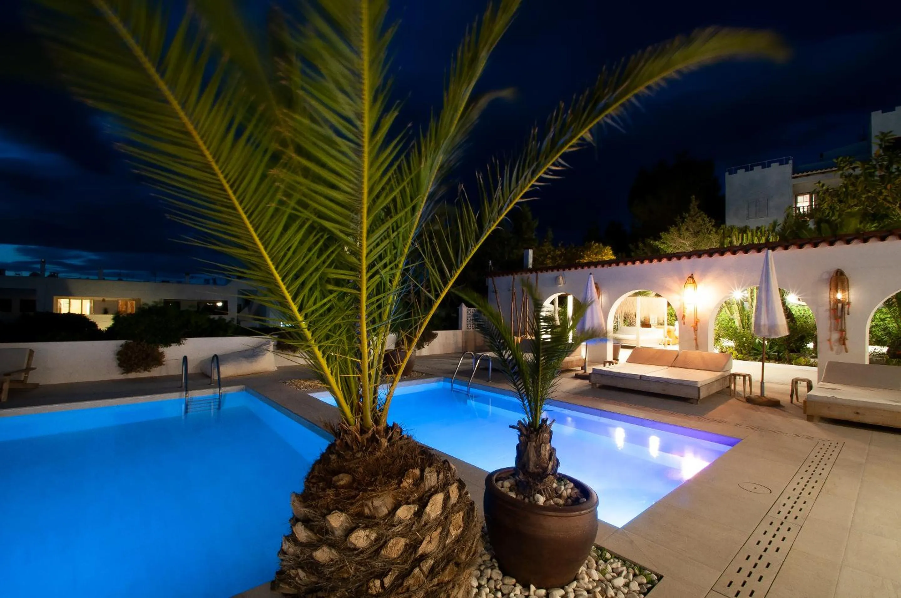 Patio in Secret Oasis Ibiza-Only Adults