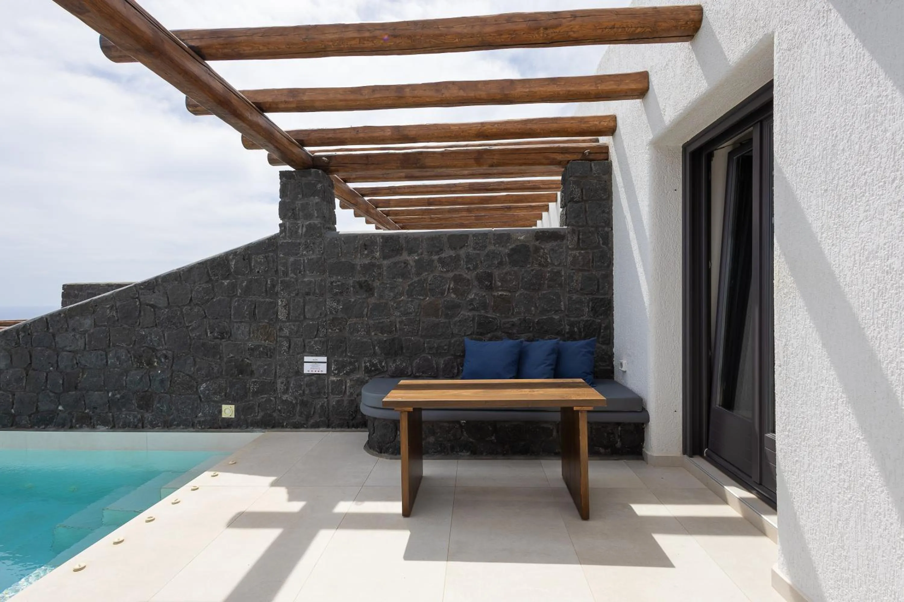 Pool view in Brilliance Suites