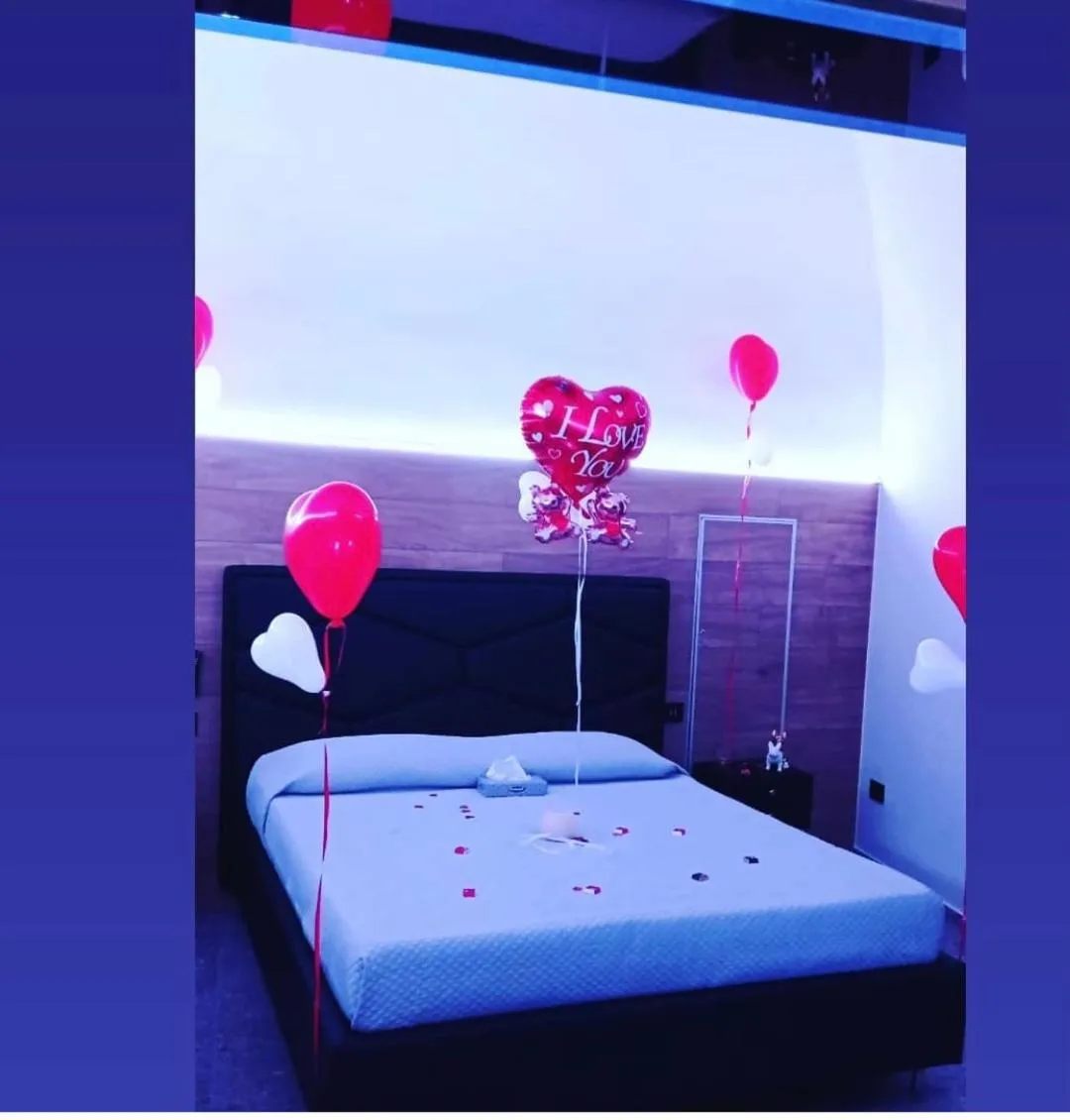 Bed in Rebel Suite love