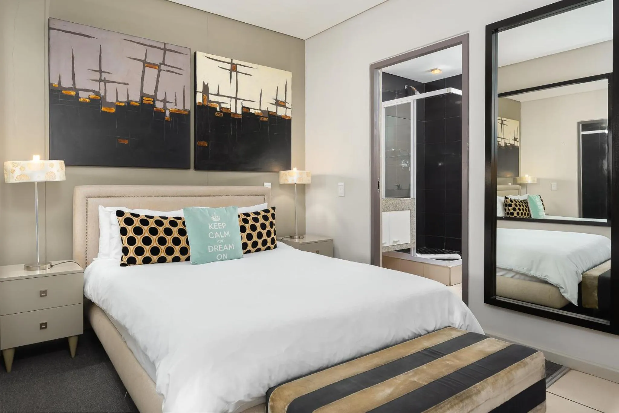 Bedroom, Bed in HarbourEdge Suites by Totalstay