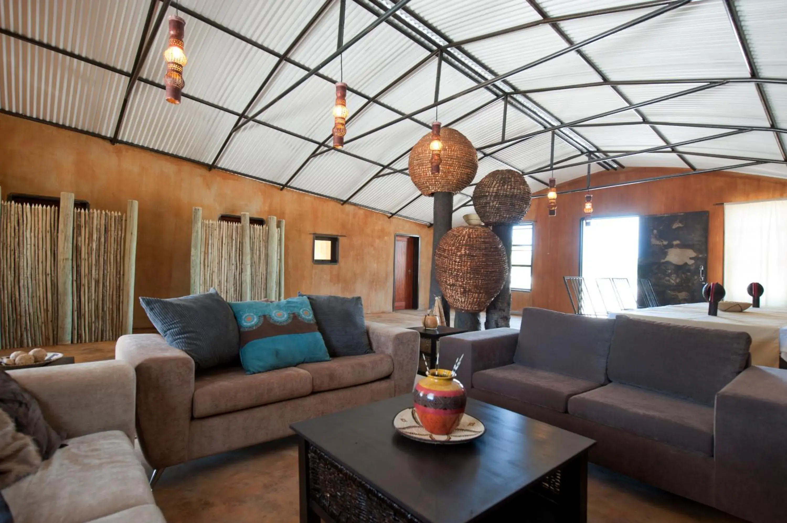 Lobby or reception in Ongula Village Homestead Lodge Lobby or reception in Ongula Village Homestead Lodge