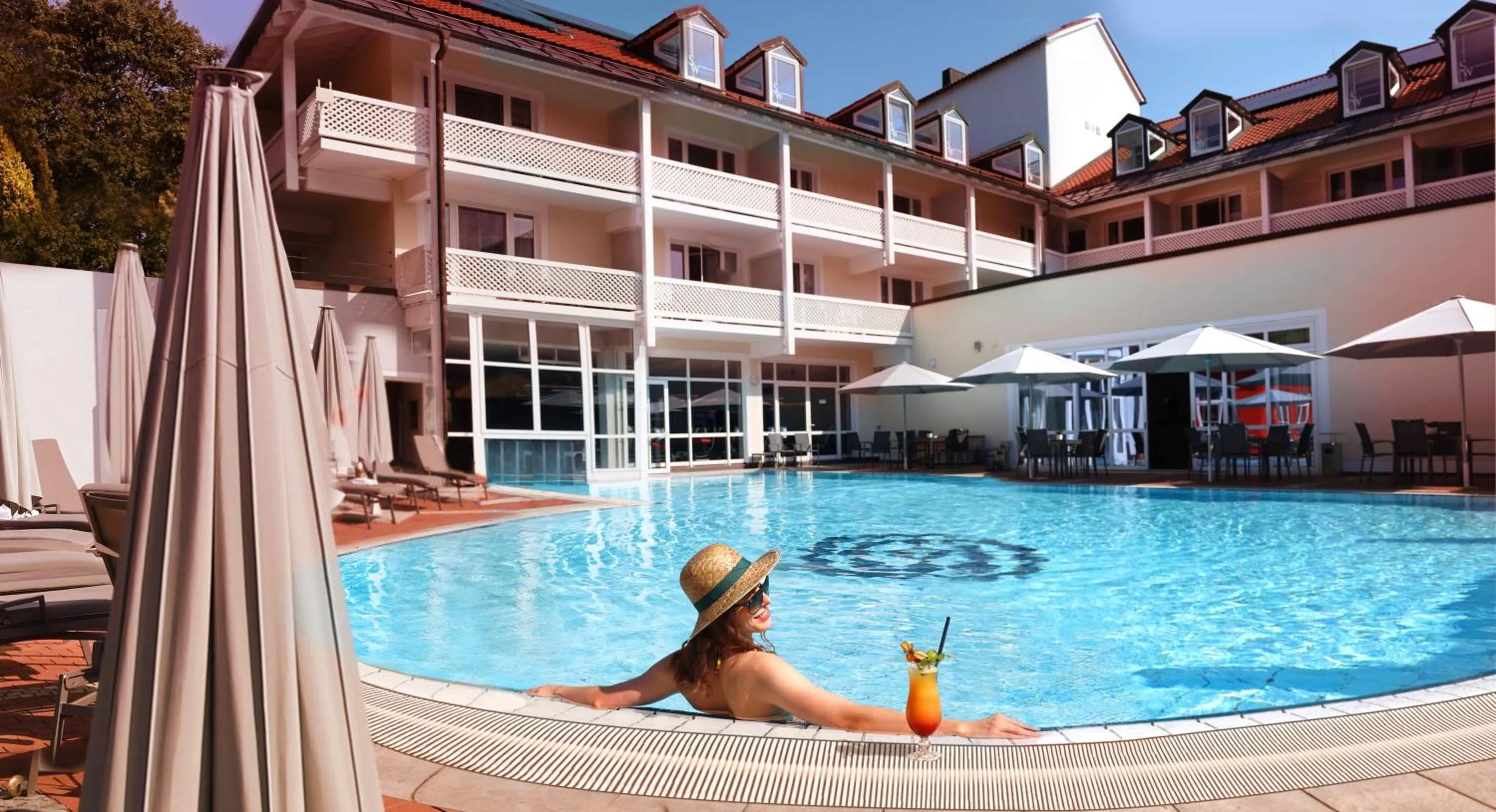 Swimming pool in Hotel St. Wolfgang