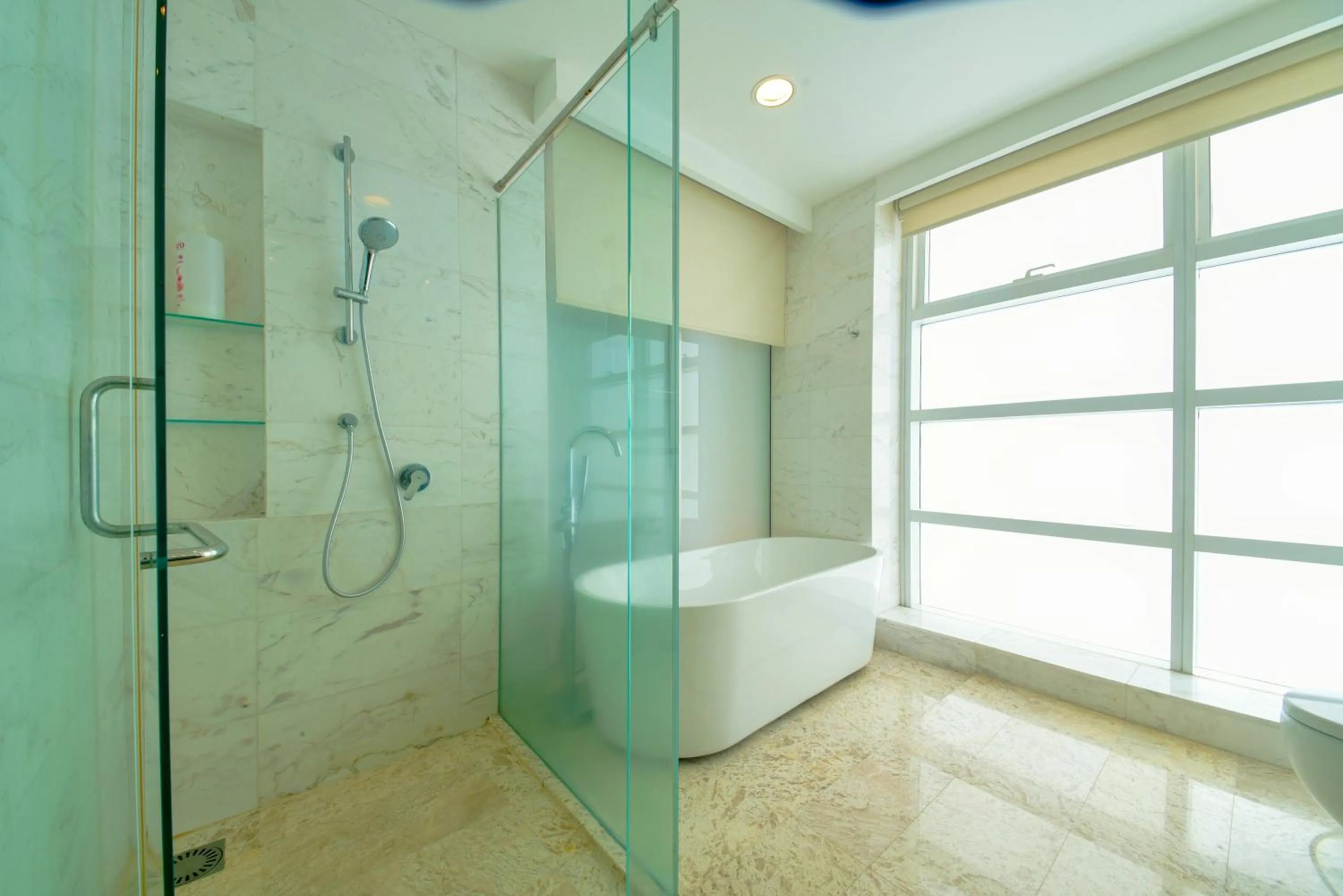 Shower in Flixses Suites at Platinum KLCC