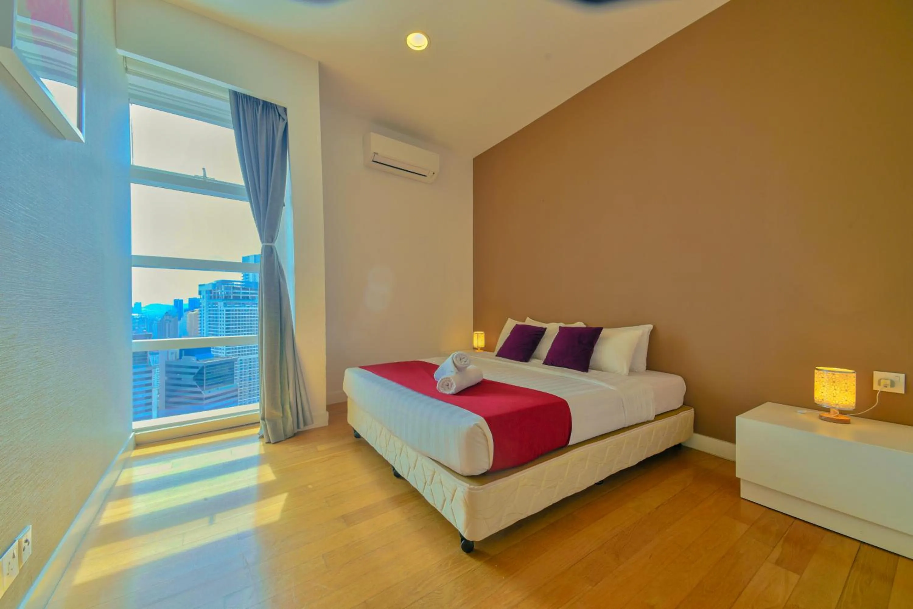 Bed in Flixses Suites at Platinum KLCC