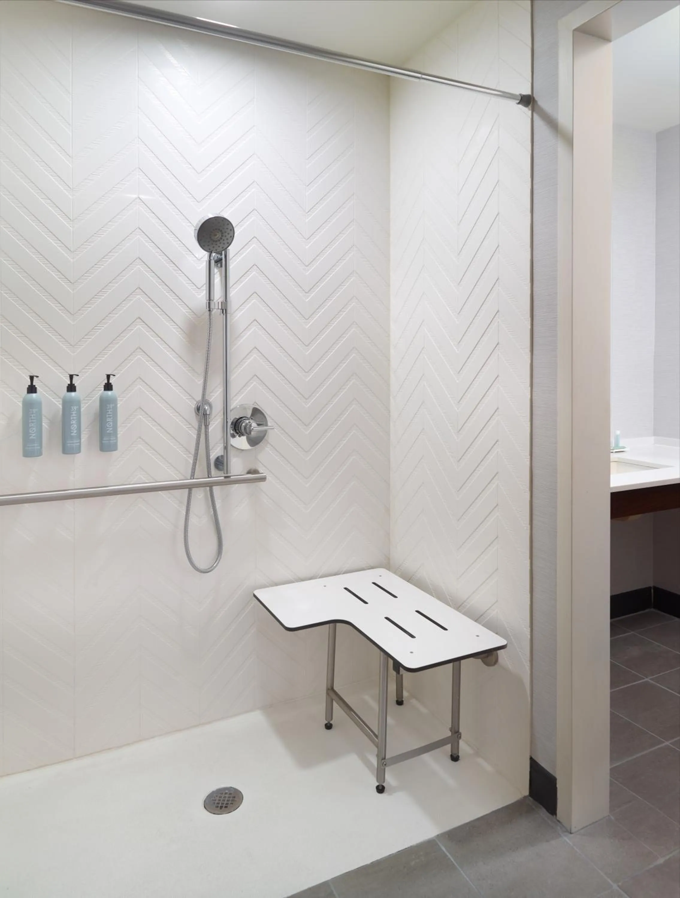 Shower in Holiday Inn & Suites Atlanta Perimeter Dunwoody, an IHG Hotel