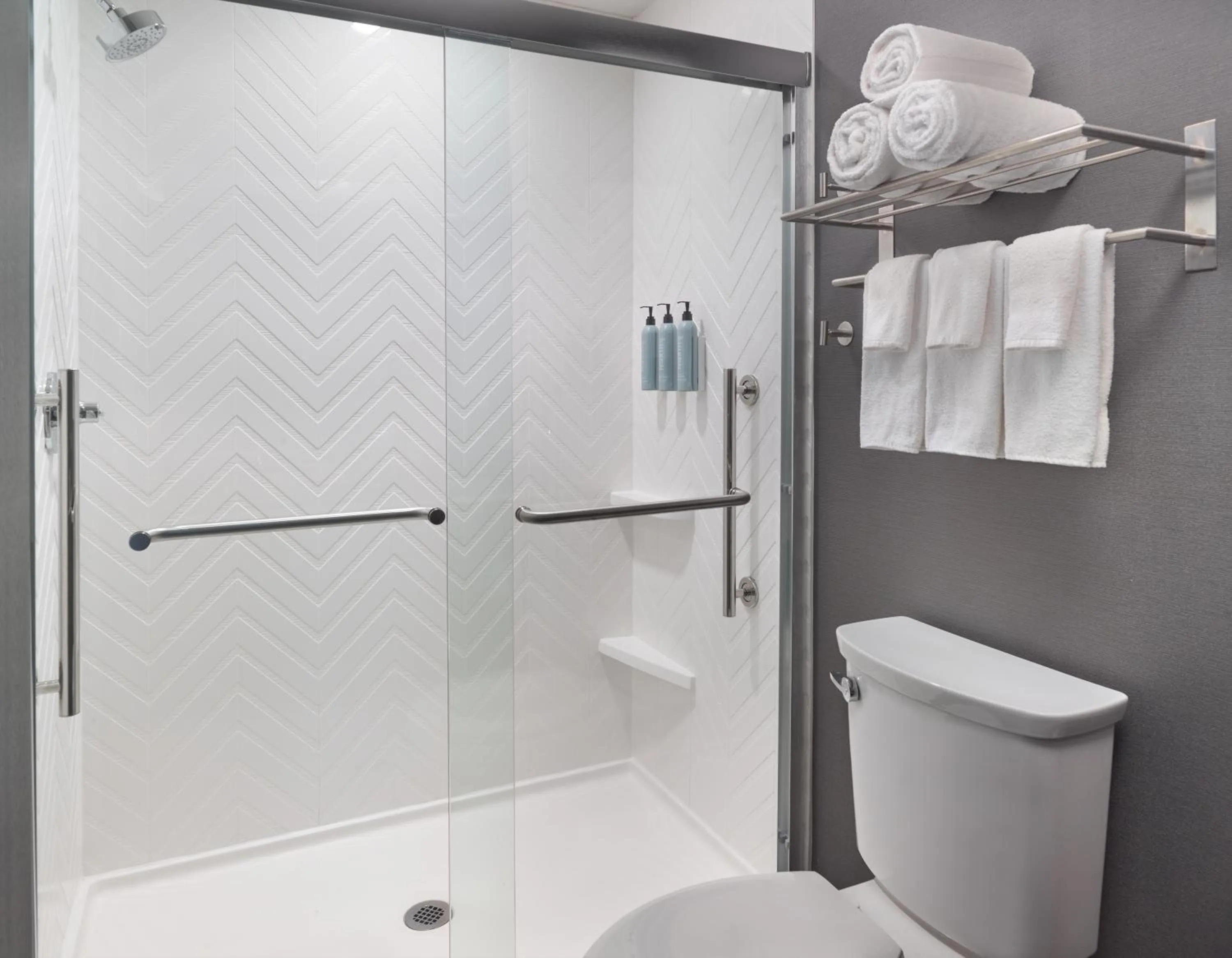 Shower in Holiday Inn & Suites Atlanta Perimeter Dunwoody, an IHG Hotel