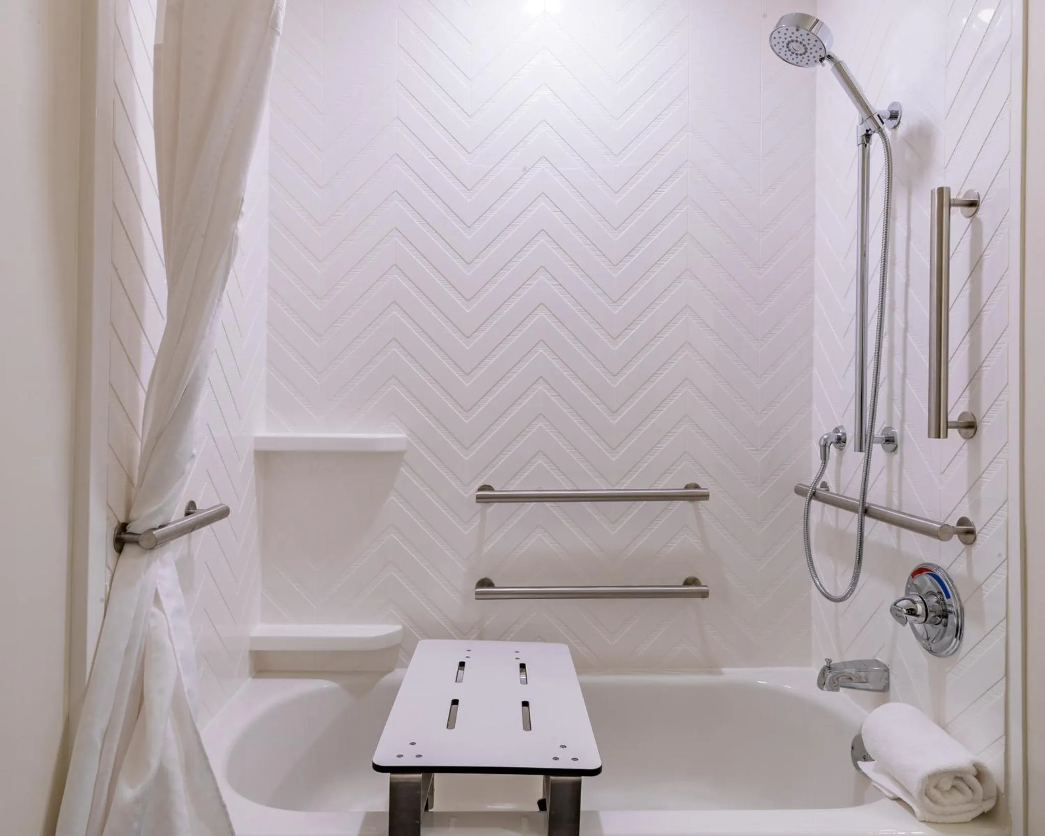 Shower in Holiday Inn & Suites Atlanta Perimeter Dunwoody, an IHG Hotel