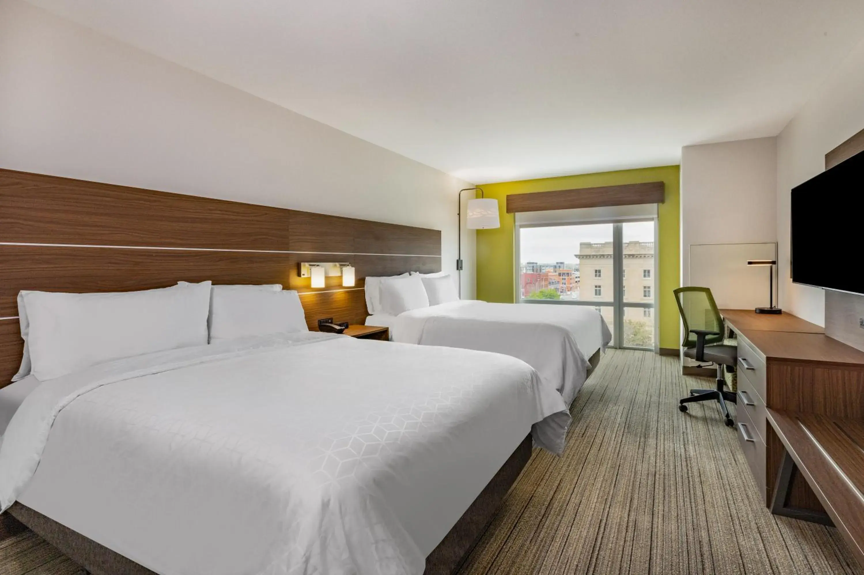 Standard Queen Room with Two Queen Beds in Holiday Inn Express & Suites - Lincoln Downtown by IHG Standard Queen Room with Two Queen Beds in Holiday Inn Express & Suites - Lincoln Downtown by IHG