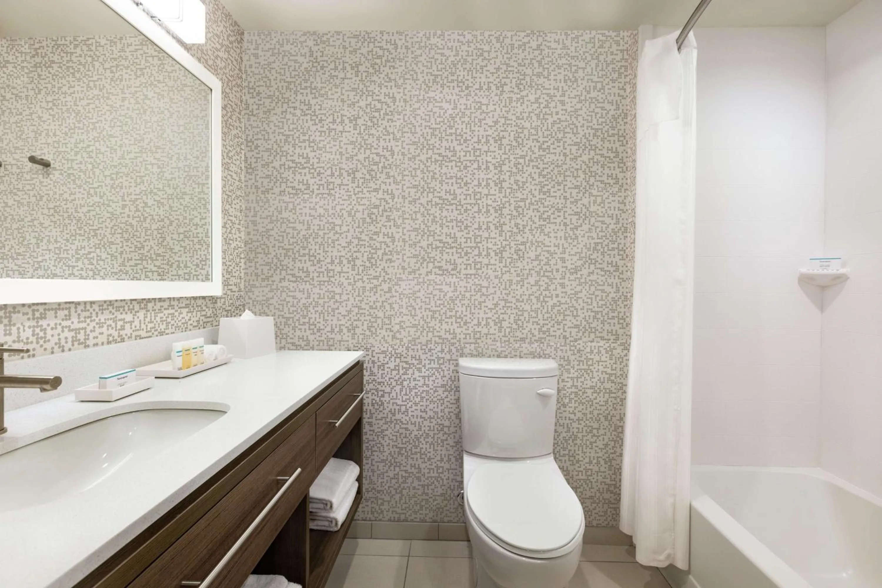 Bathroom in Home2 Suites by Hilton New Brunswick, NJ