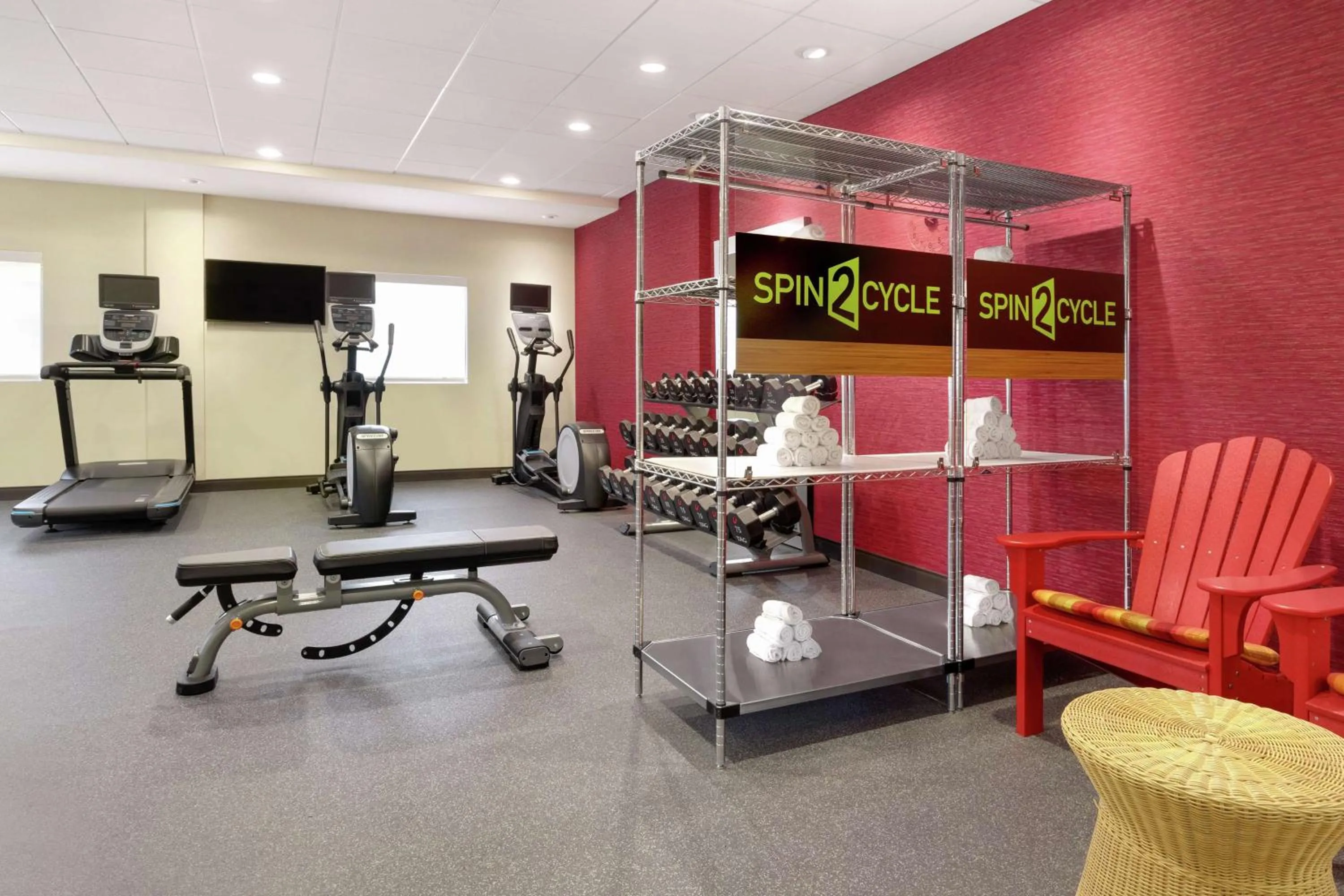 Fitness centre/facilities in Home2 Suites by Hilton New Brunswick, NJ