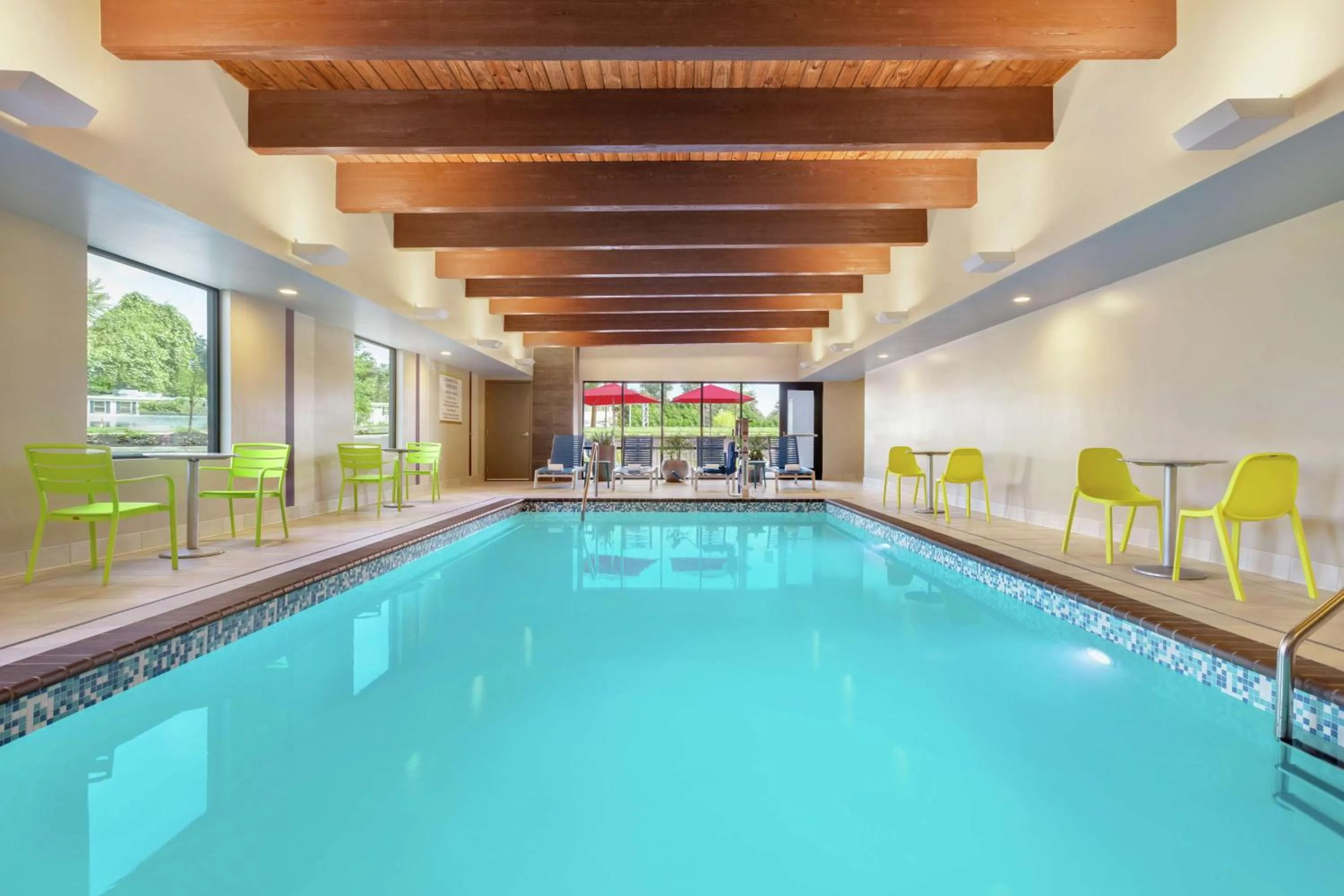 Pool view in Home2 Suites by Hilton New Brunswick, NJ