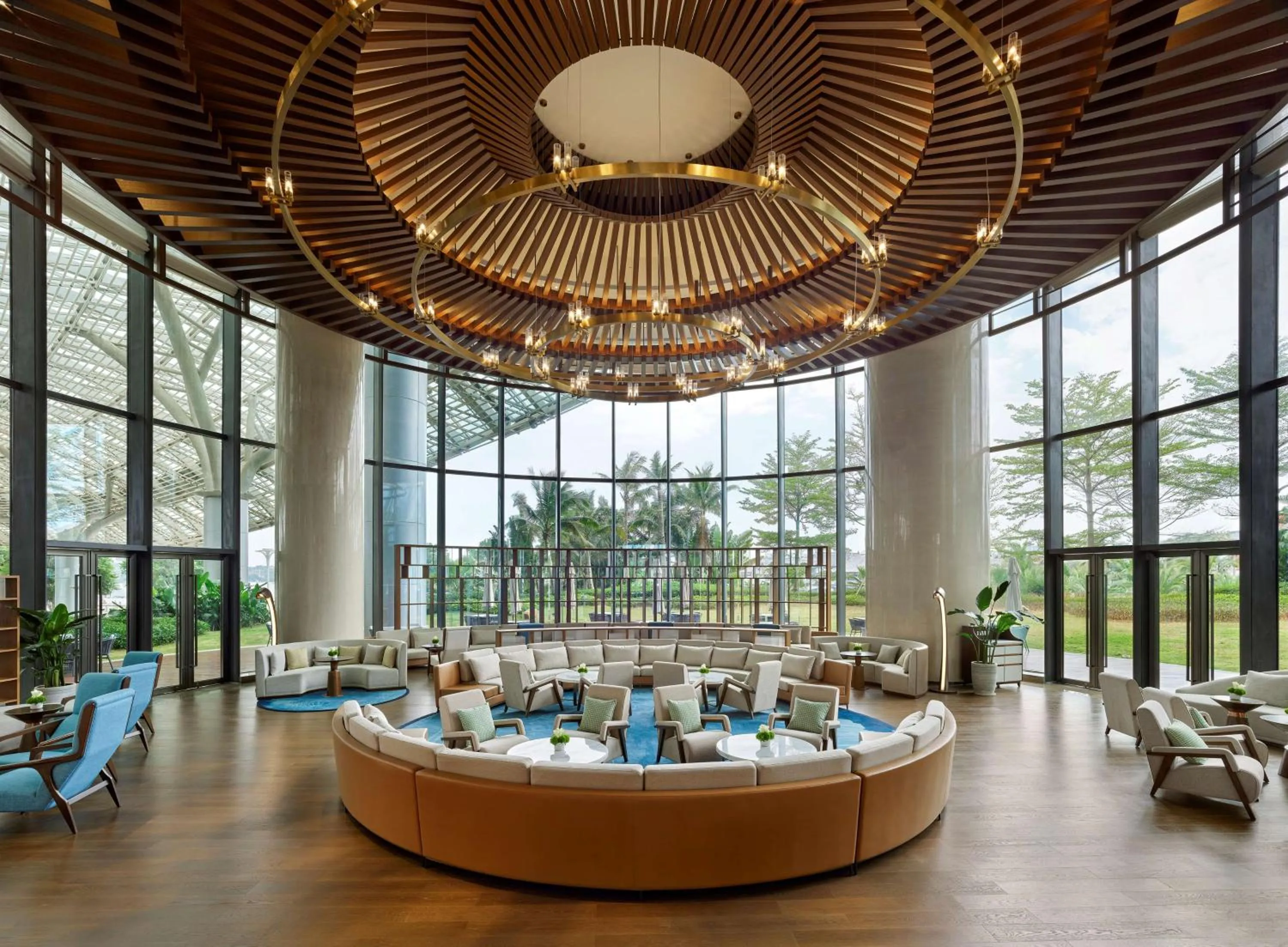 Lobby or reception in Hilton Hainan Ocean Flower Island