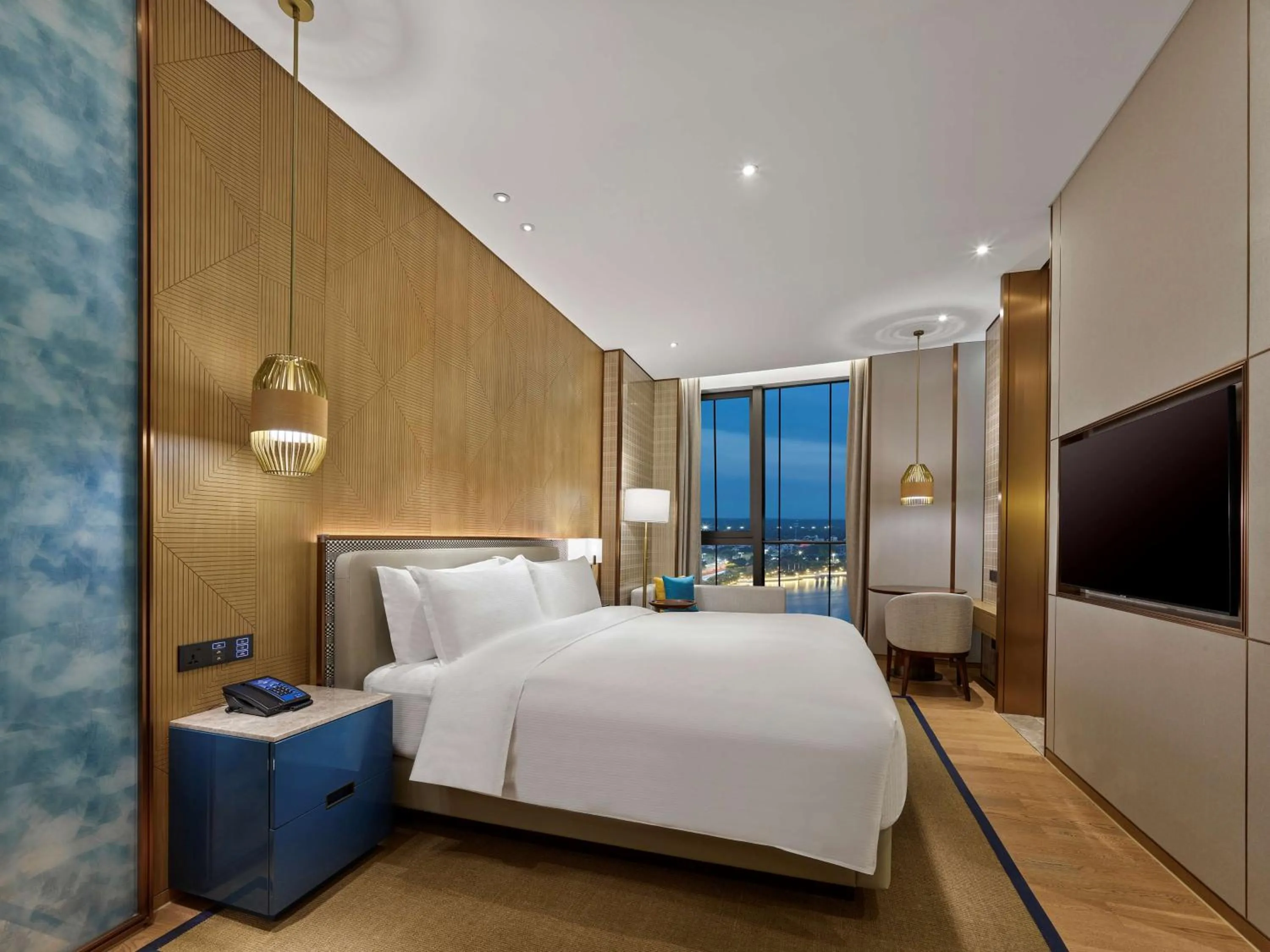 Bedroom, Bed in Hilton Hainan Ocean Flower Island